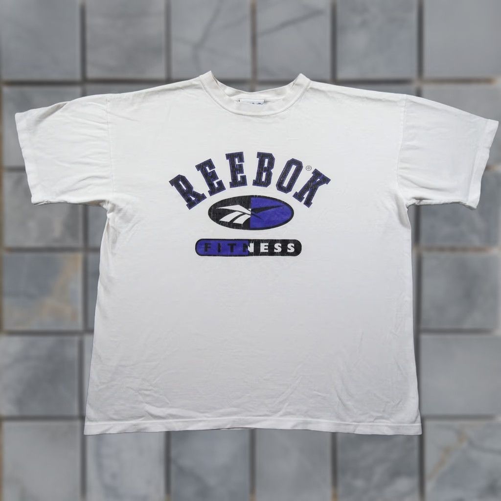 Reebok Vintage Reebok Shirt Mens XL White 90s Tee Short Sleeve Crewneck Logo Size US XL / EU 56 / 4 - 1 Thumbnail