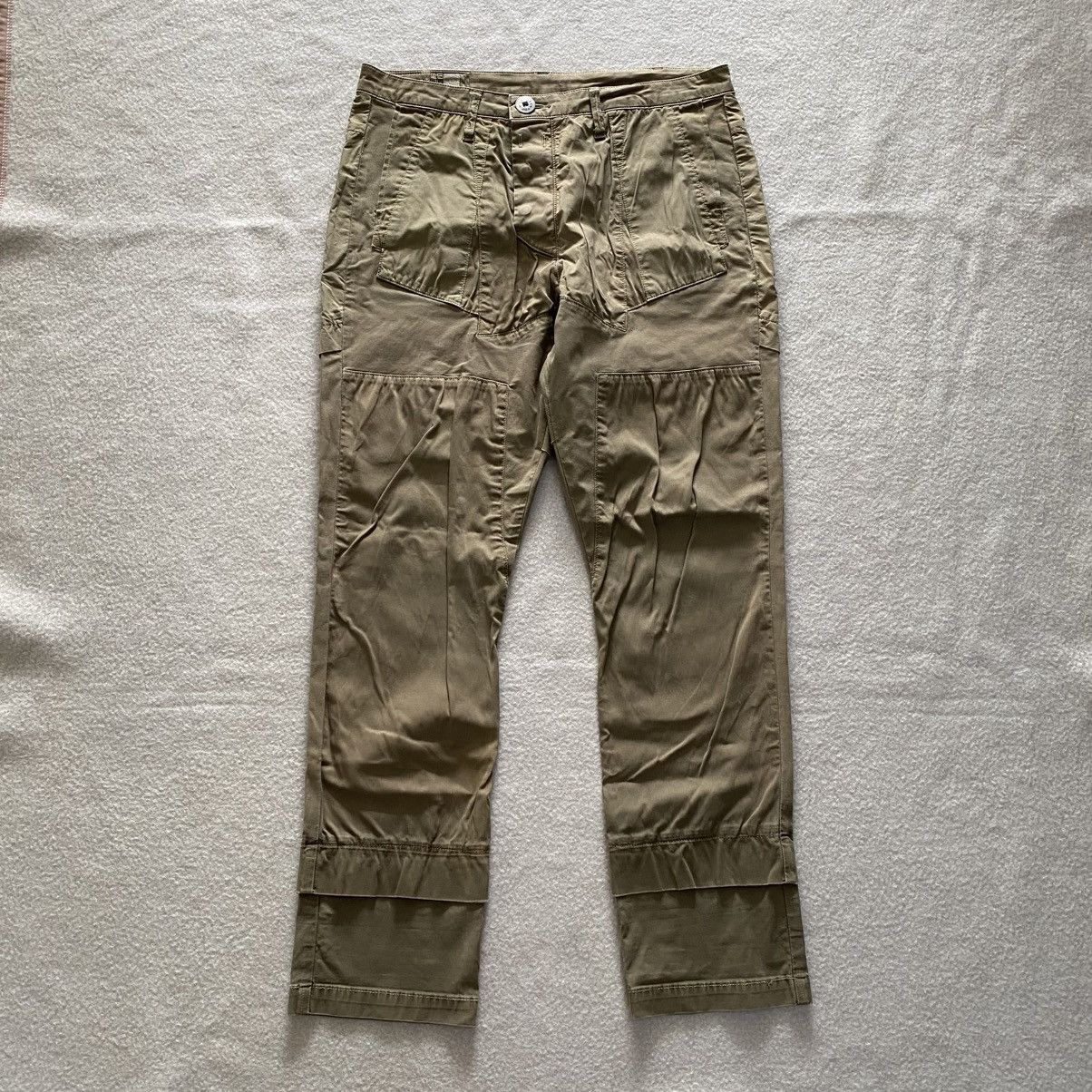 Japanese Brand × Marithe + Francois Girbaud Marithe Francois Girbaud Patchwork Double Knee Pants w34 Size US 34 / EU 50 - 1 Thumbnail