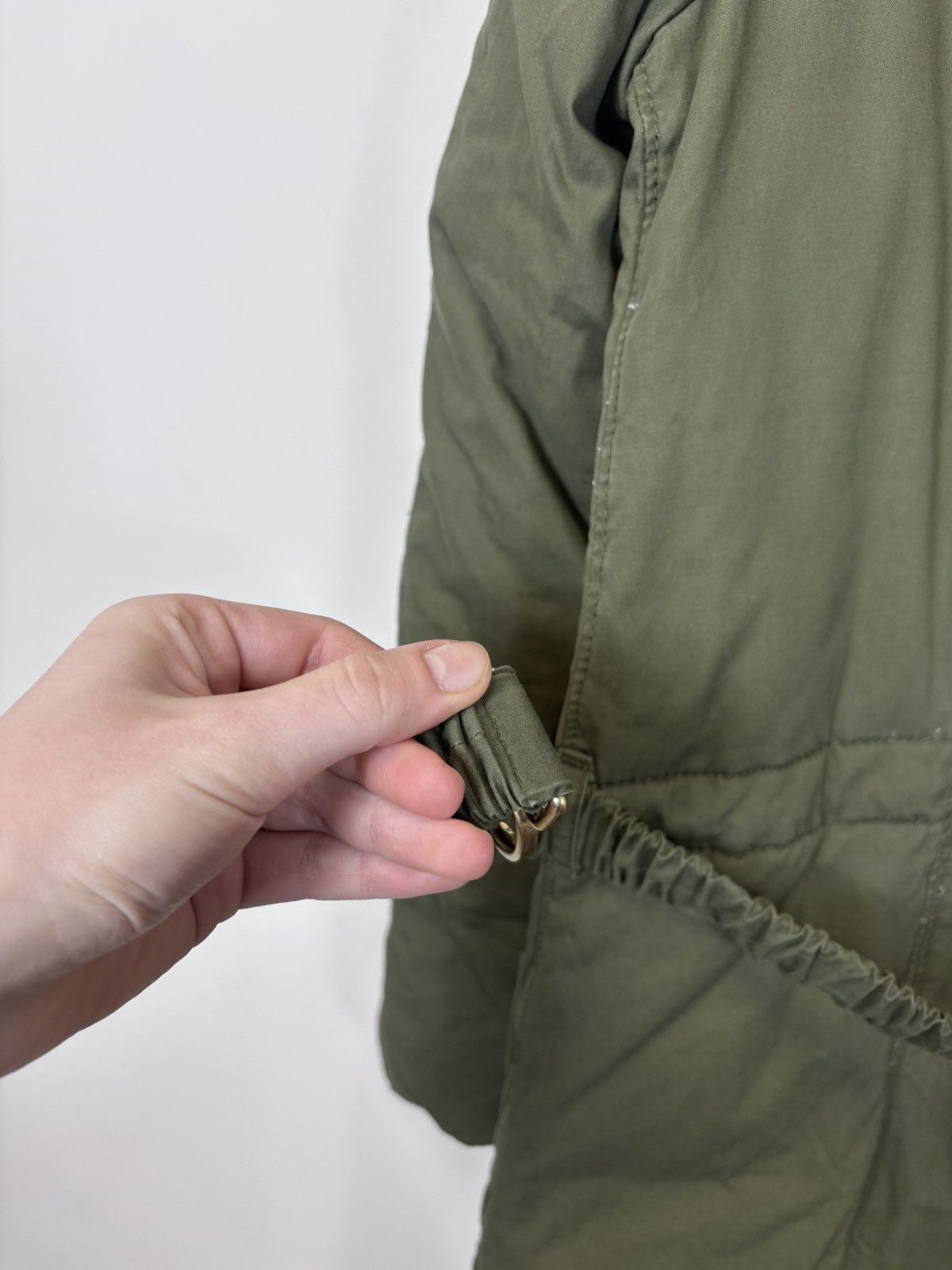 Miss Sixty Miss Sixty Women’s Olive Avant Garde Puffer Jacket Coat Size L / US 10 / IT 46 - 23 Thumbnail