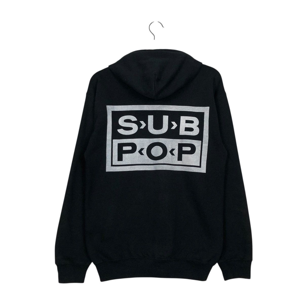 Band Tees 🔥VINTAGE ZIPPER HOODIE SUB POP BIG LOGO SPELL OUT Size US S / EU 44-46 / 1 - 10 Thumbnail