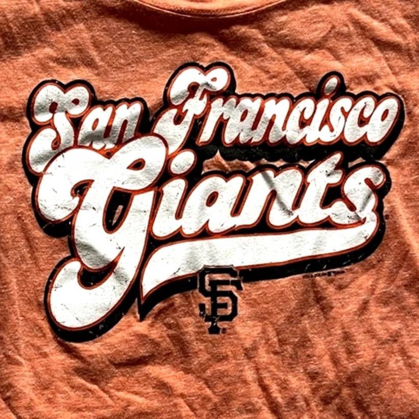 New Era VINTAGE San Francisco Giants MLB New Era Orange T Shirt Womens S Size S / US 4 / IT 40 - 3 Thumbnail
