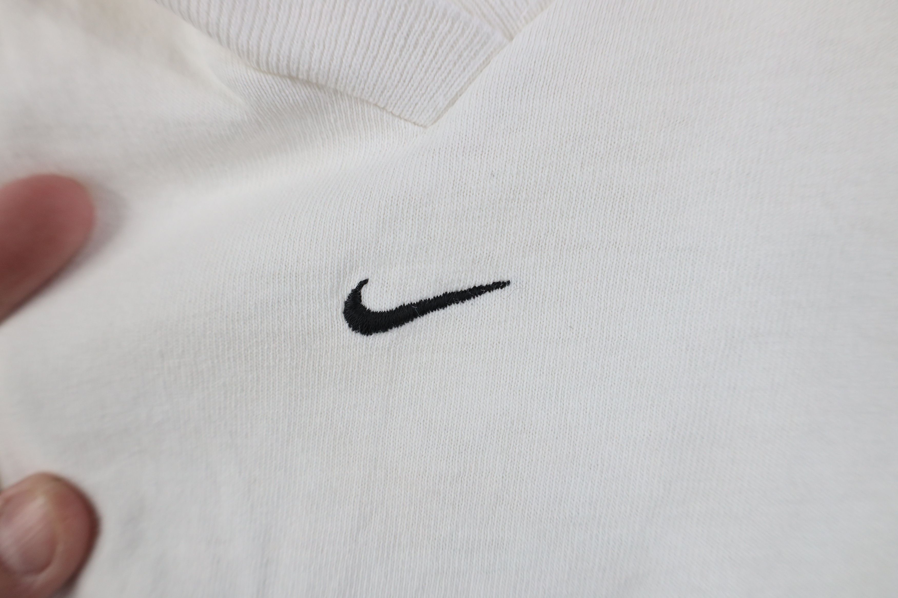 Nike Vintage 90s Nike Scott Center Swoosh V-Neck T-Shirt USA Size US XL / EU 56 / 4 - 4 Thumbnail