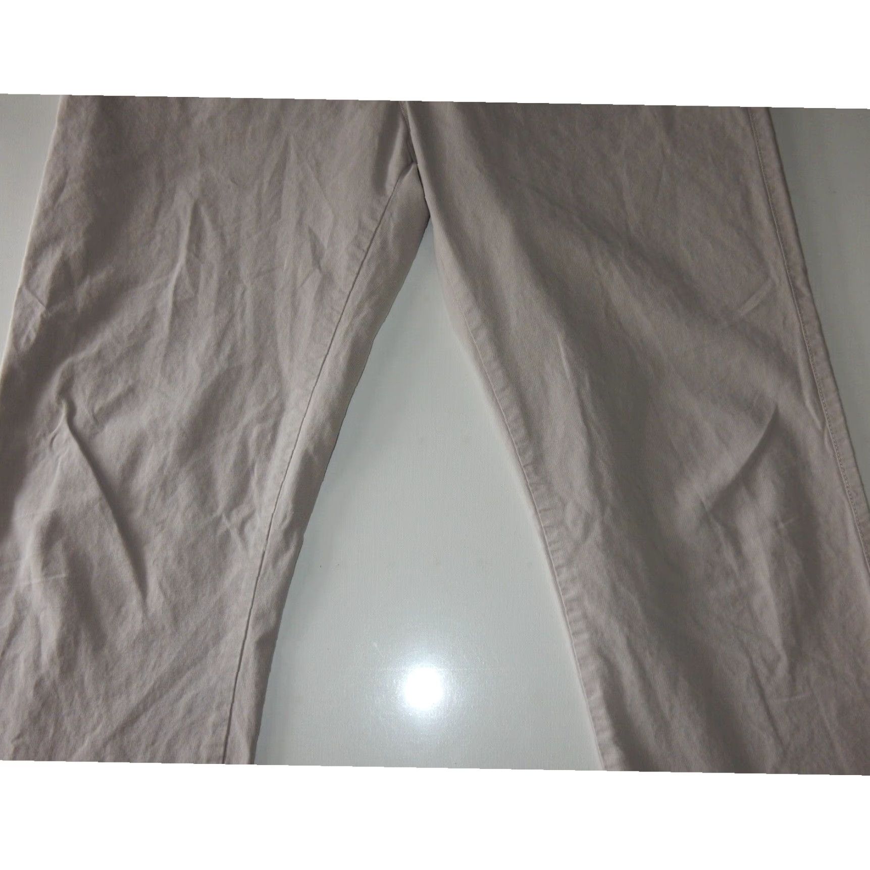 John Varvatos JOHN VARVATOS Converse Mens Slim Straight Jeans 36x33 Beige Size US 36 / EU 52 - 3 Thumbnail