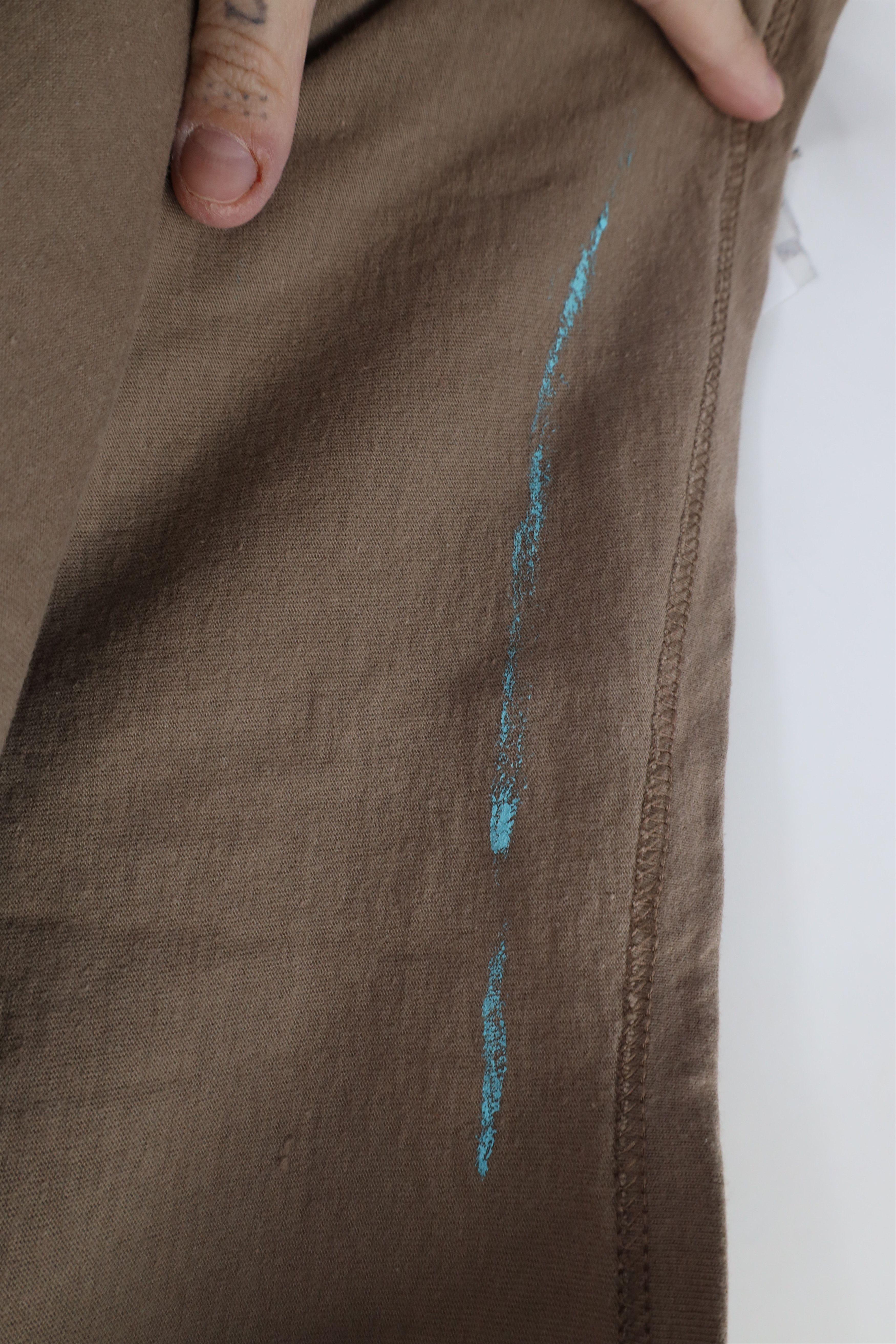 Vintage Vintage 90s Streetwear Hawaii Beach Palm Tree T-Shirt Brown Size US XL / EU 56 / 4 - 8 Thumbnail