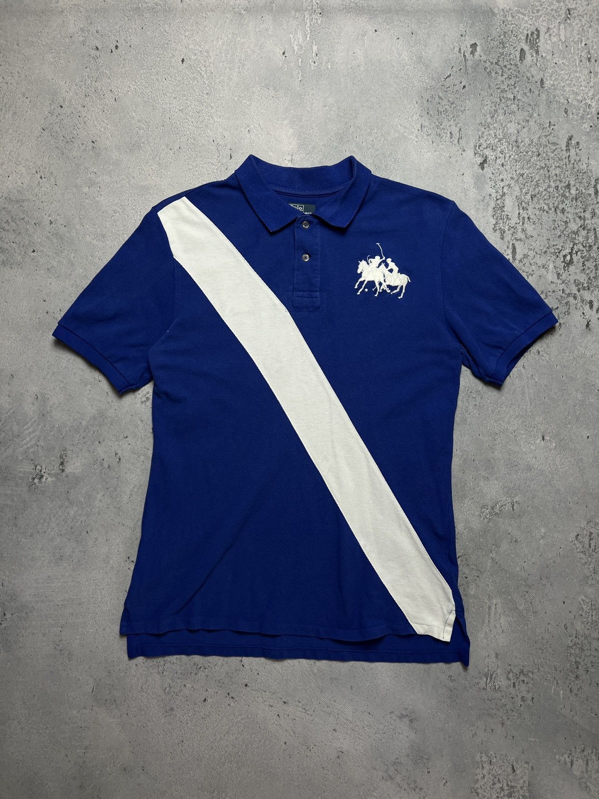 Polo Ralph Lauren Vintage Polo Ralph Lauren Striped Rugby y2k Tee USA Rare 00s Size US M / EU 48-50 / 2 - 2 Thumbnail