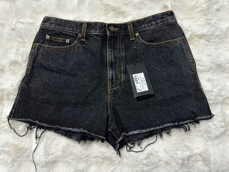Yves Saint Laurent saint laurent Destroy fringed denim shorts 2503-Nextarrow Size US 30 / EU 46 - 2 Thumbnail