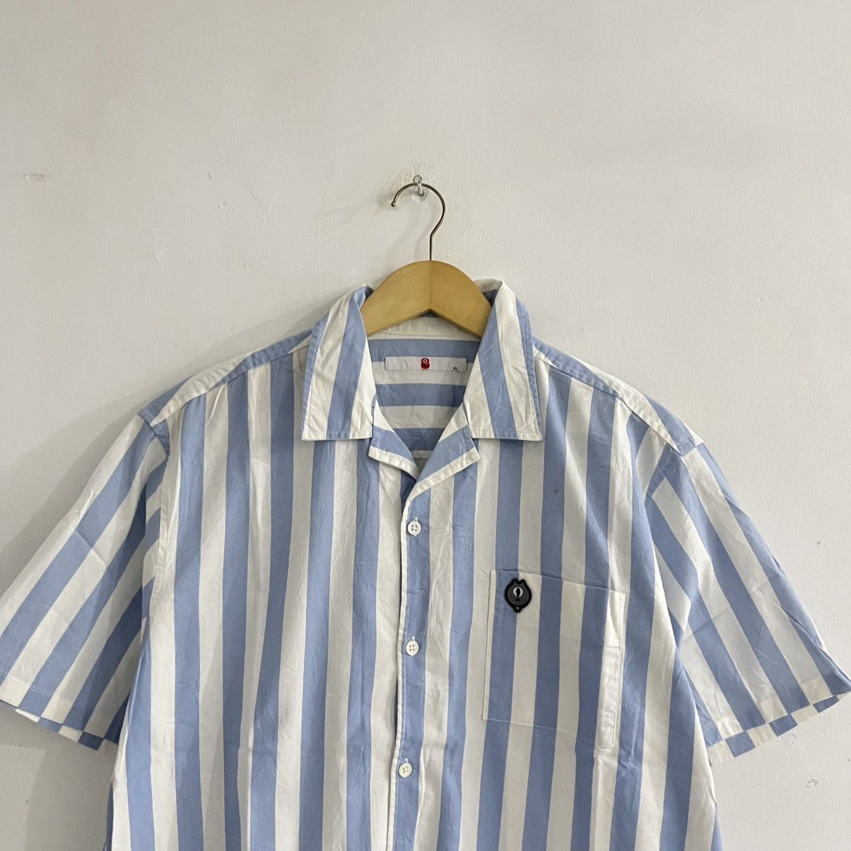 Japanese Brand Uknown - Striped Iconic Shirt Size US XL / EU 56 / 4 - 2 Thumbnail