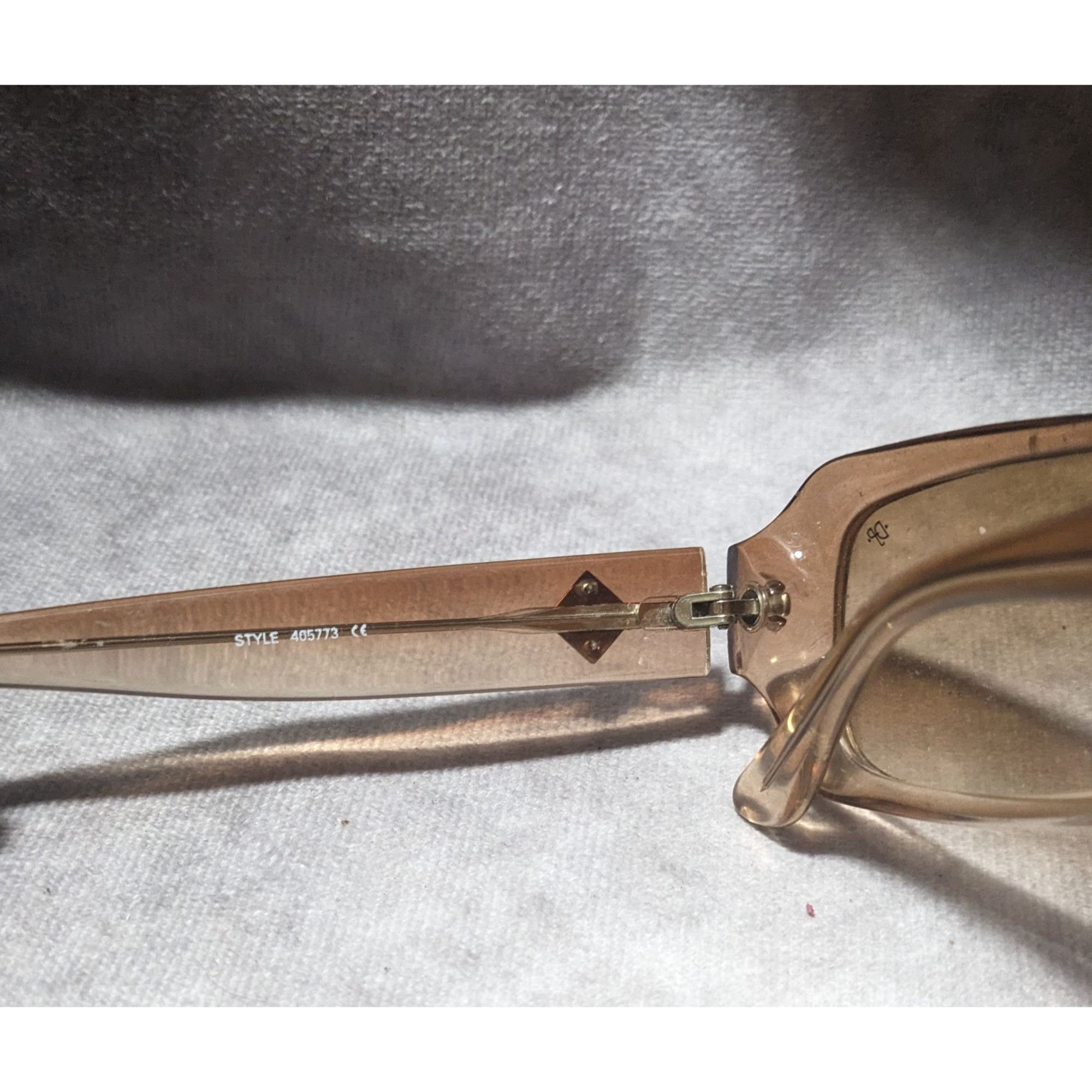 Donald Pliner Vintage Donald J Pilner Translucent Sunglasses Size ONE SIZE - 7 Thumbnail