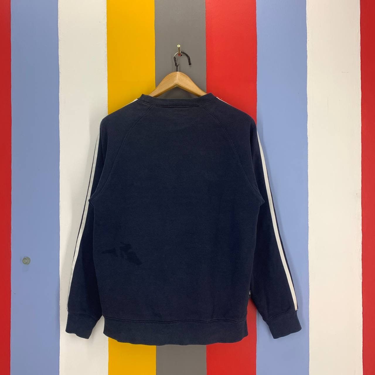 Adidas Y2K Vintage ADIDAS THREE STRIPE Sweatshirt #2469/AM Size US S / EU 44-46 / 1 - 13 Thumbnail