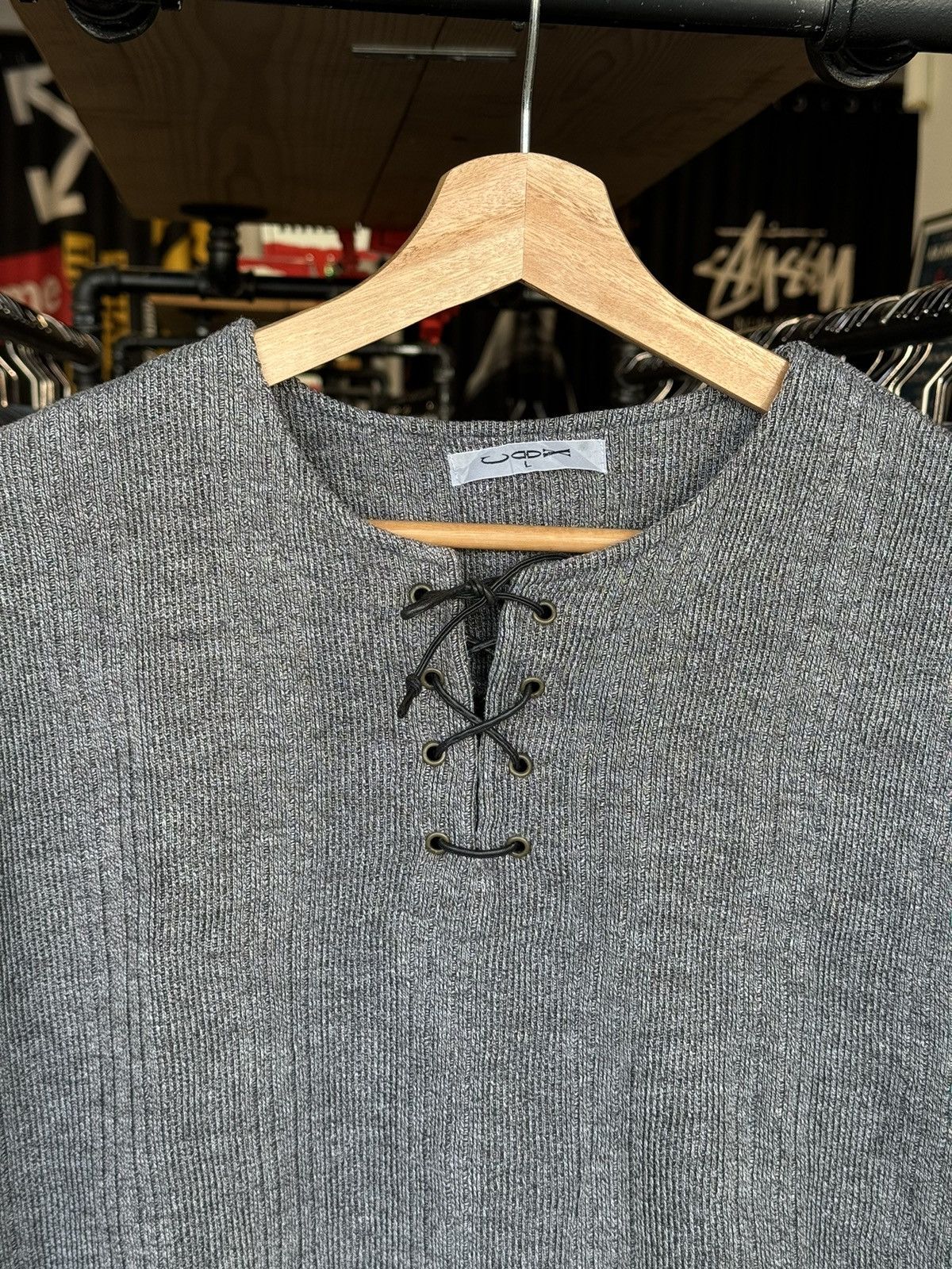 Japanese Brand × Vintage Coox Punk Goa Riot Laces Longsleeves Size US L / EU 52-54 / 3 - 2 Thumbnail