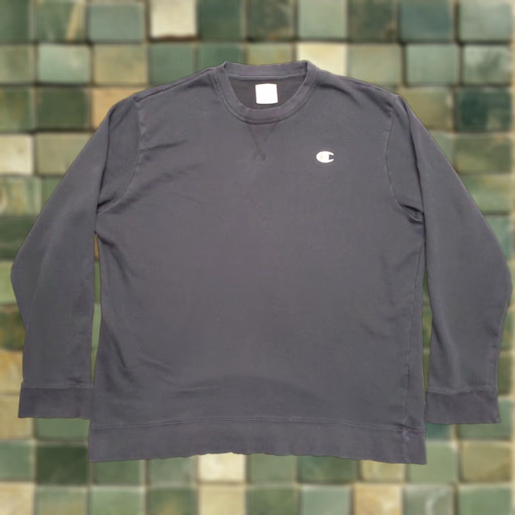 Champion Champion Sweatshirt Mens XL Black Long Sleeve Pullover Crewneck Casual Shirt Mens XL Black USA Size US XL / EU 56 / 4 - 1 Thumbnail