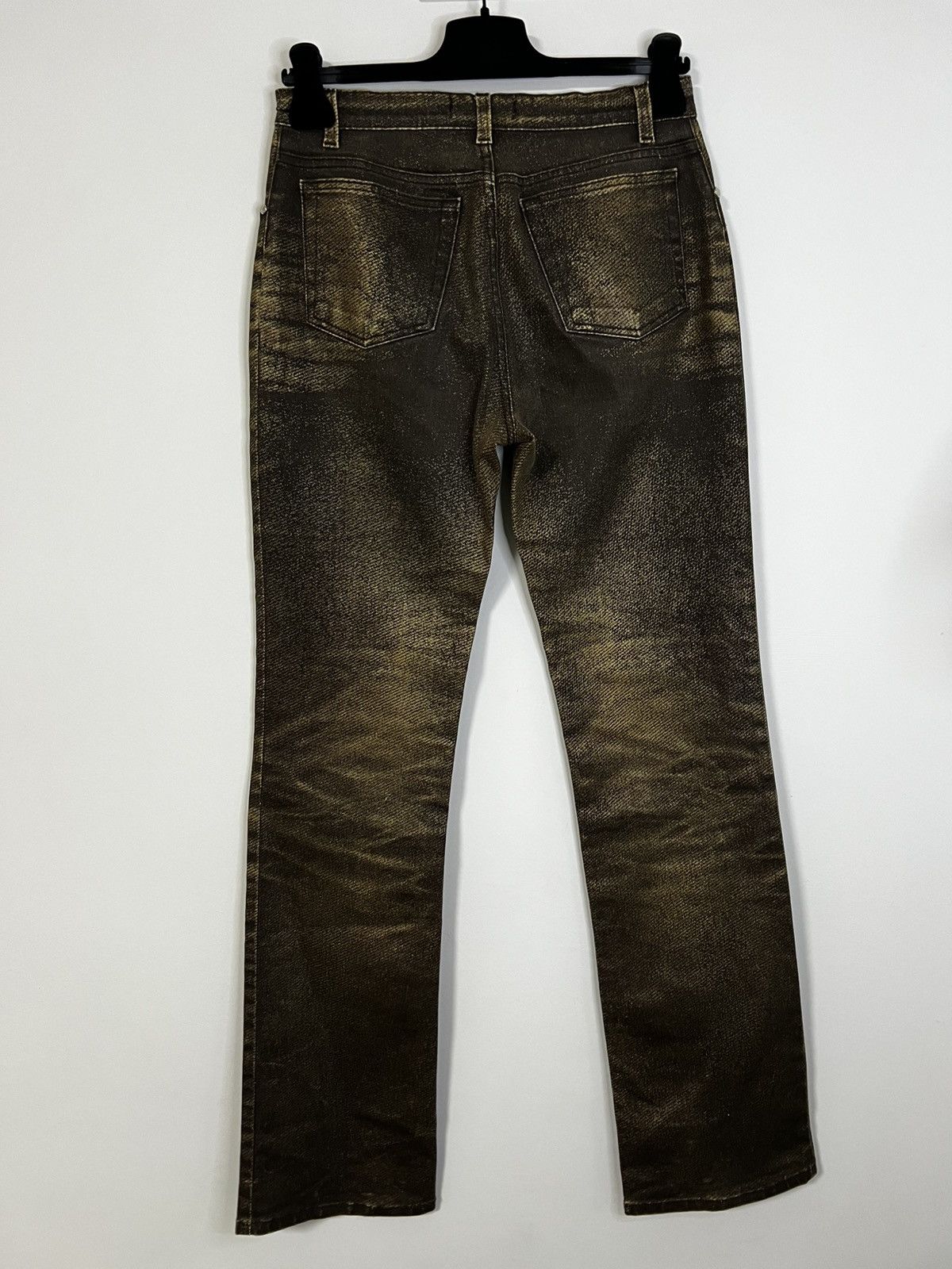 Roberto Cavalli Roberto cavalli flare jeans pants M eco leather Size 29" - 2 Thumbnail
