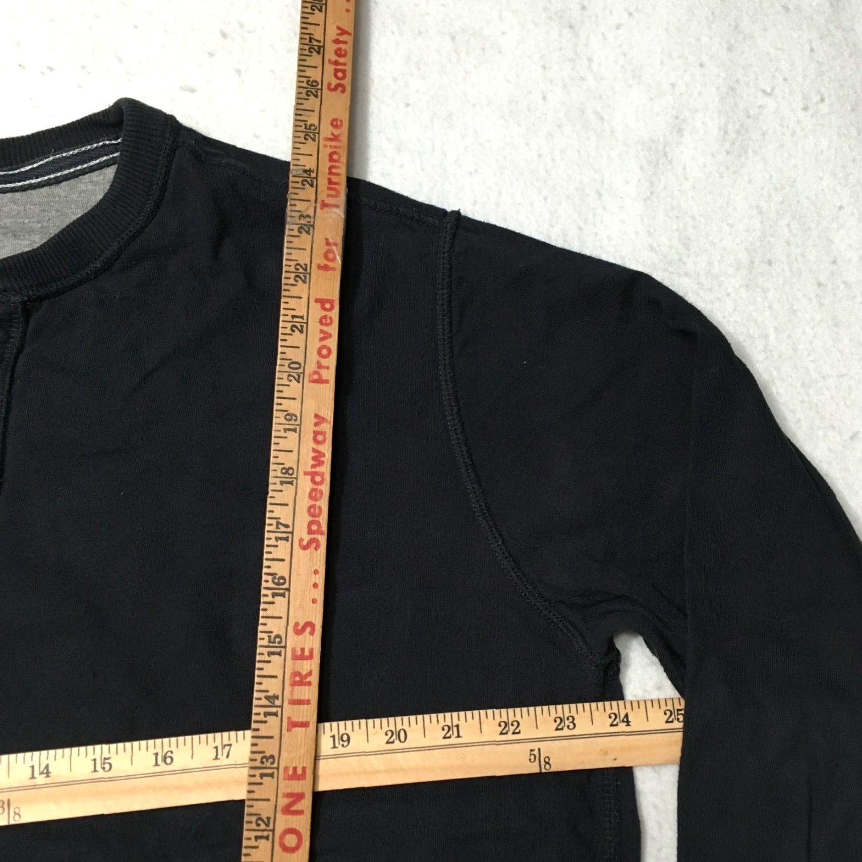 Vintage VINTAGE Sweater Shirt Womens XL navy blue Organic Cotton Size XL / US 12-14 / IT 48-50 - 3 Thumbnail