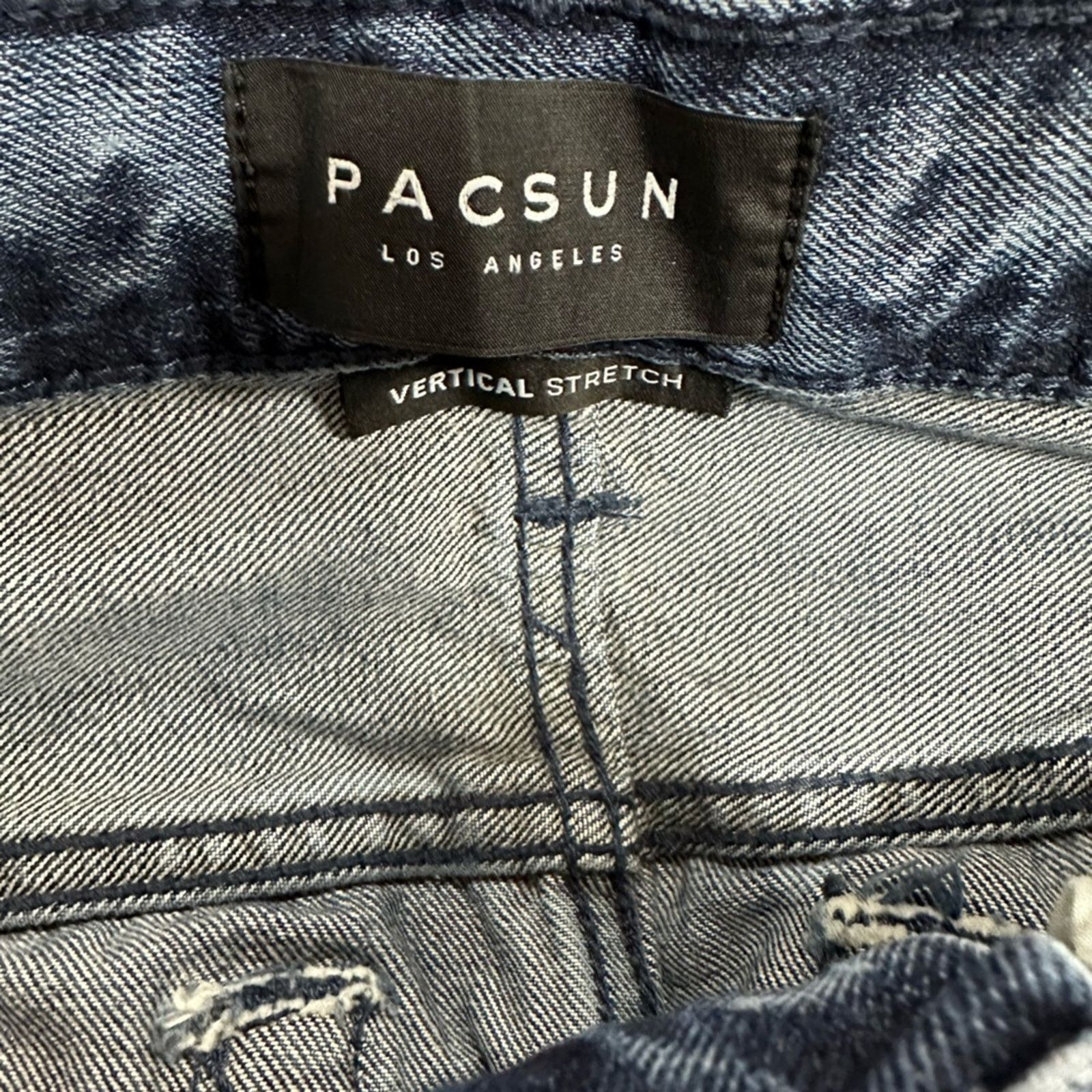 Pacsun PacSun Vertical Stretch Stacked Skinny Striped Jeans Size 30" / US 8 / IT 44 - 3 Thumbnail