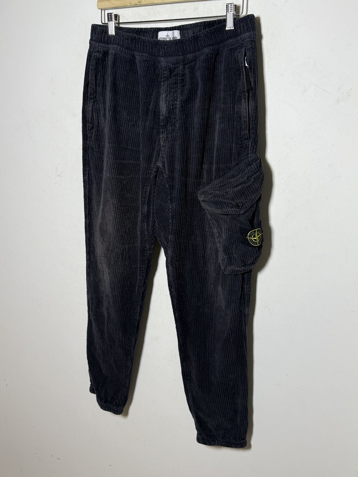 stone island jumbo cord cargo pants