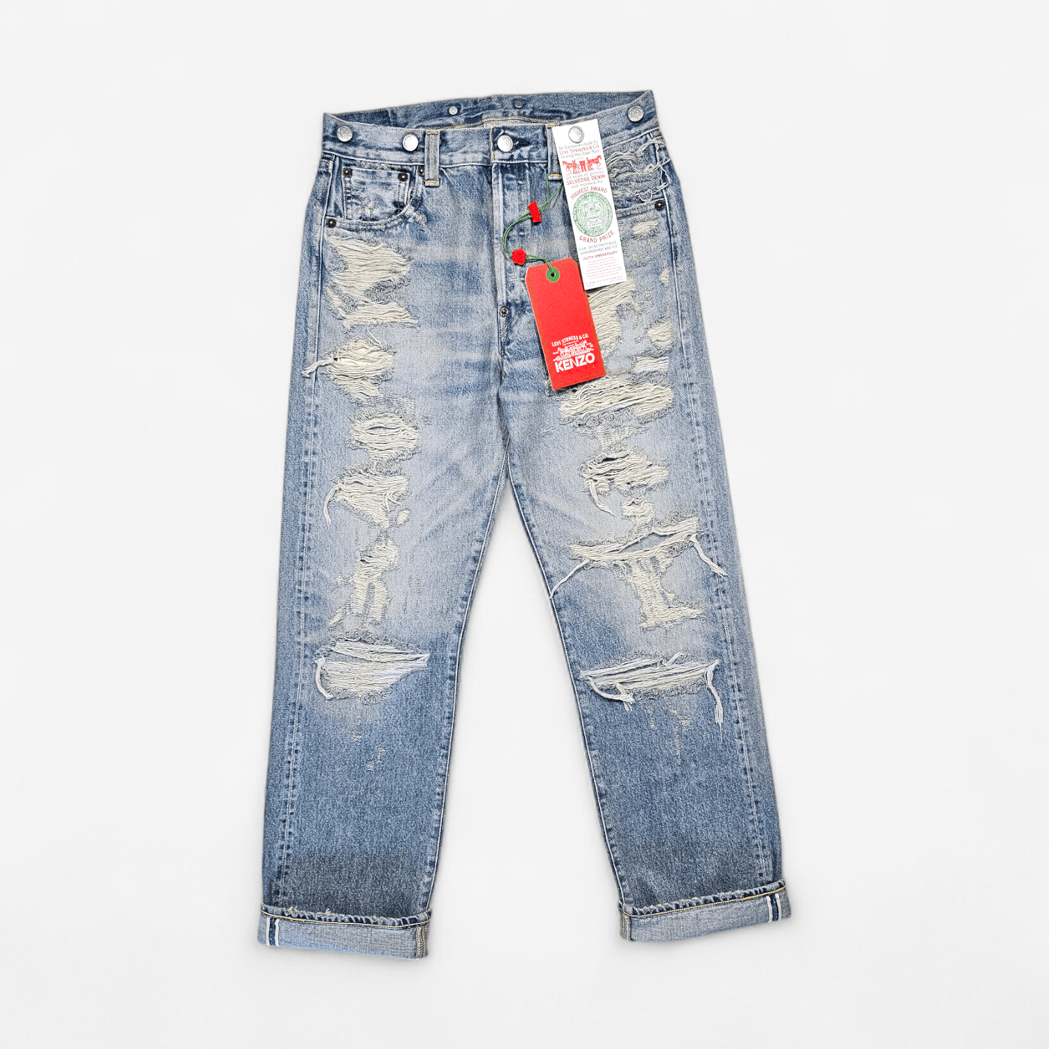 Kenzo × Levi's Levi's x Kenzo 1933 501 Selvedge Big E Made in Japan Size US 27 - 1 Thumbnail