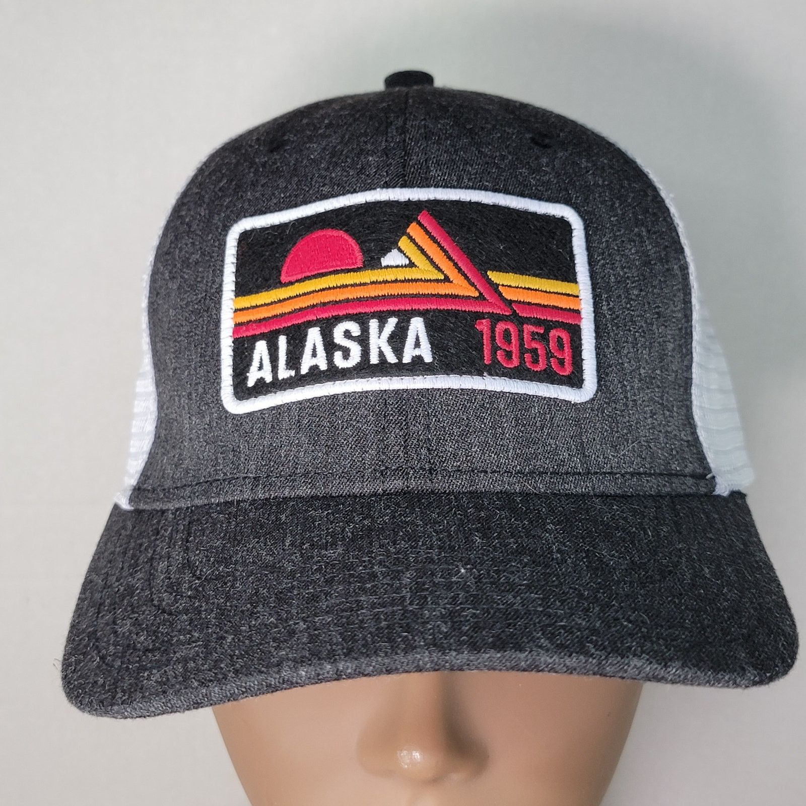 Other Legacy "Alaska 1959" B&W Snap Back Trucker Hat Size ONE SIZE - 1 Thumbnail