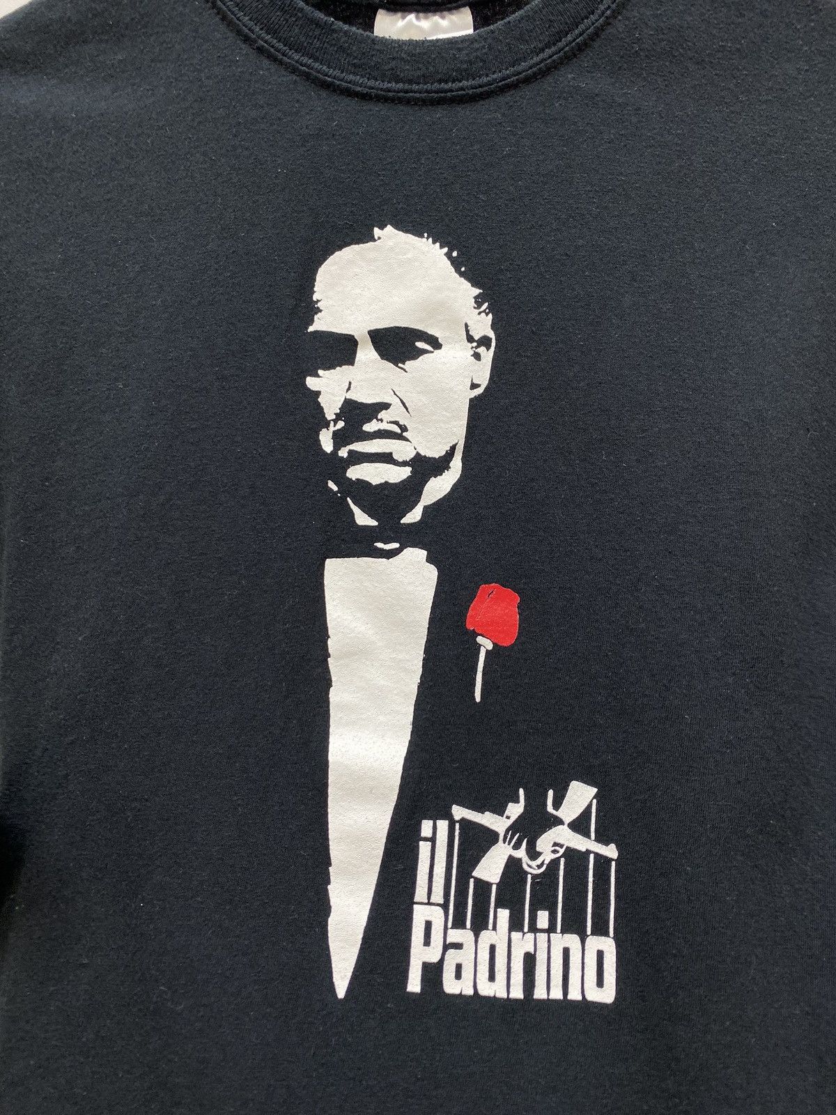 Vintage The Godfather Sicilia il Padrino Sona ia Movie T Shirt Size US XL / EU 56 / 4 - 8 Thumbnail