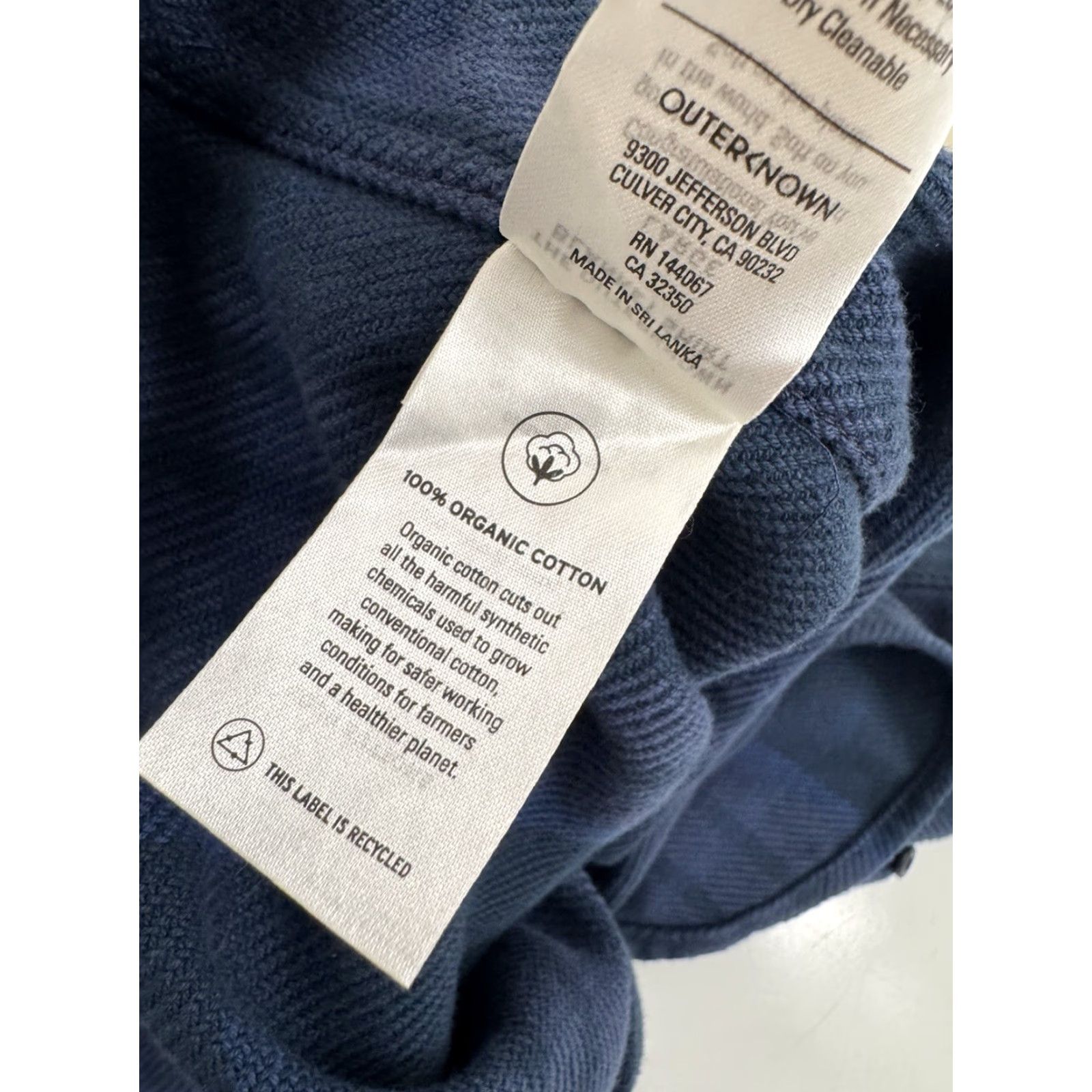 Outerknown OUTERKNOWN Shirt Mens L Blue Plaid Flannel Button-Up Heavy Duty Jacket? Size US L / EU 52-54 / 3 - 6 Thumbnail