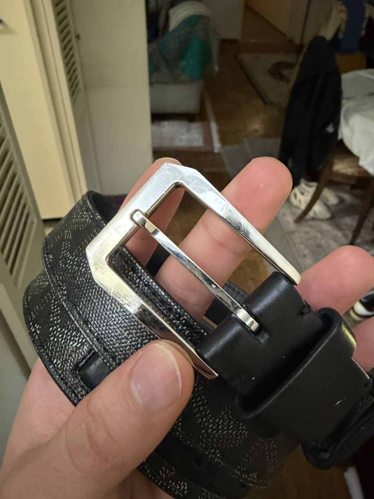 Goyard Black Goyard Monogram Belt Size 90 Size ONE SIZE - 6 Thumbnail