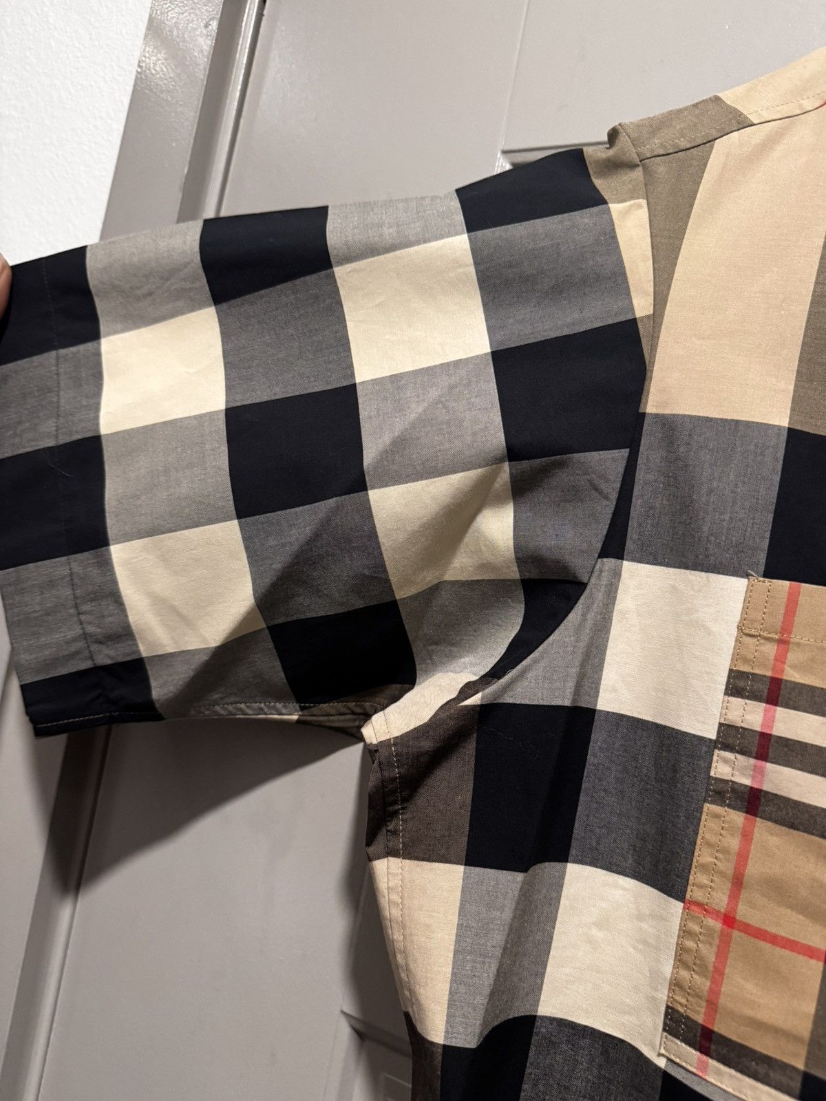 Burberry Beige Check Durham Shirt Size US S / EU 44-46 / 1 - 4 Thumbnail