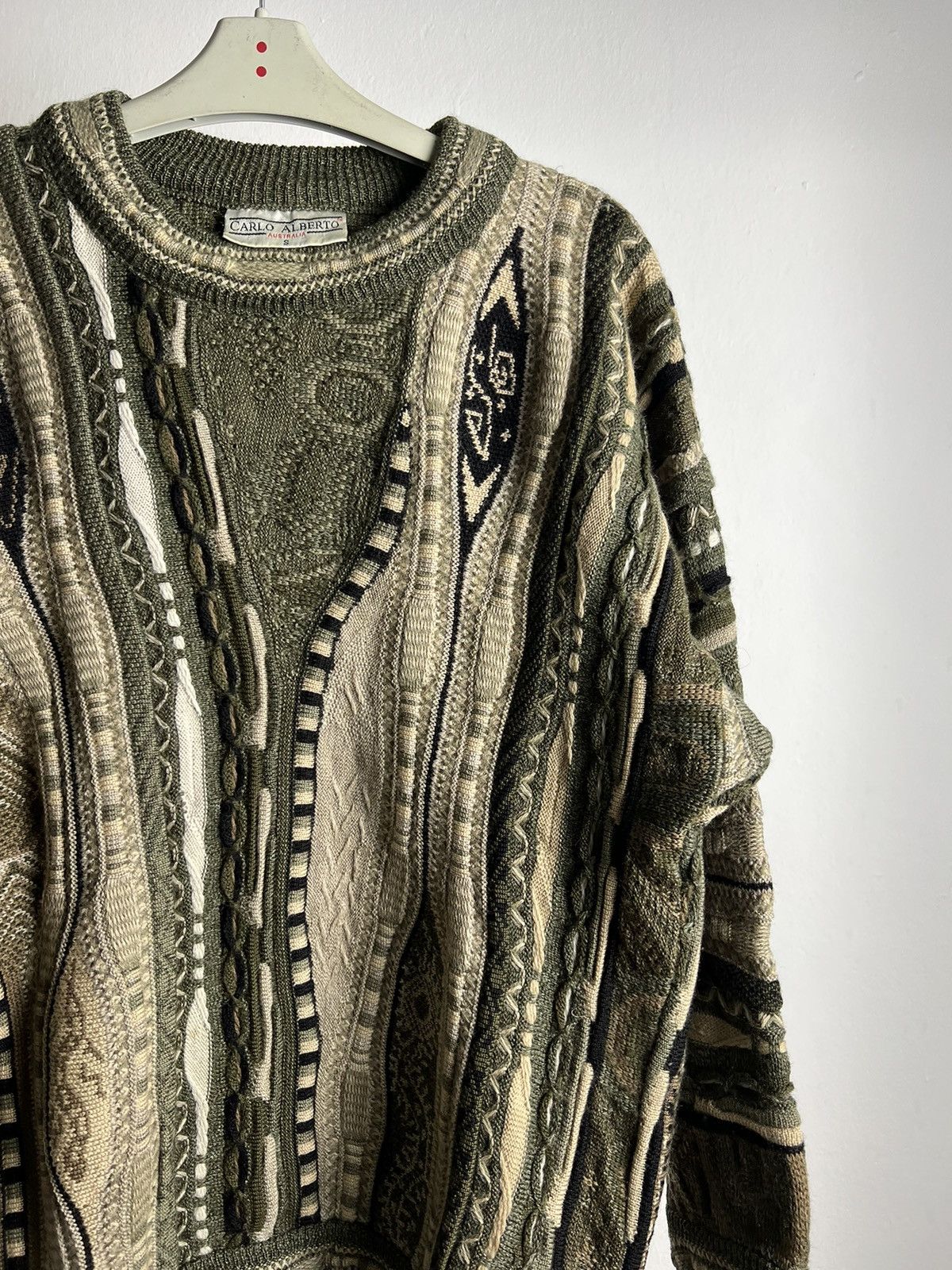 Vintage Vintage Carlo Alberto Colour Cable Knitwear Sweater Size US S / EU 44-46 / 1 - 2 Thumbnail