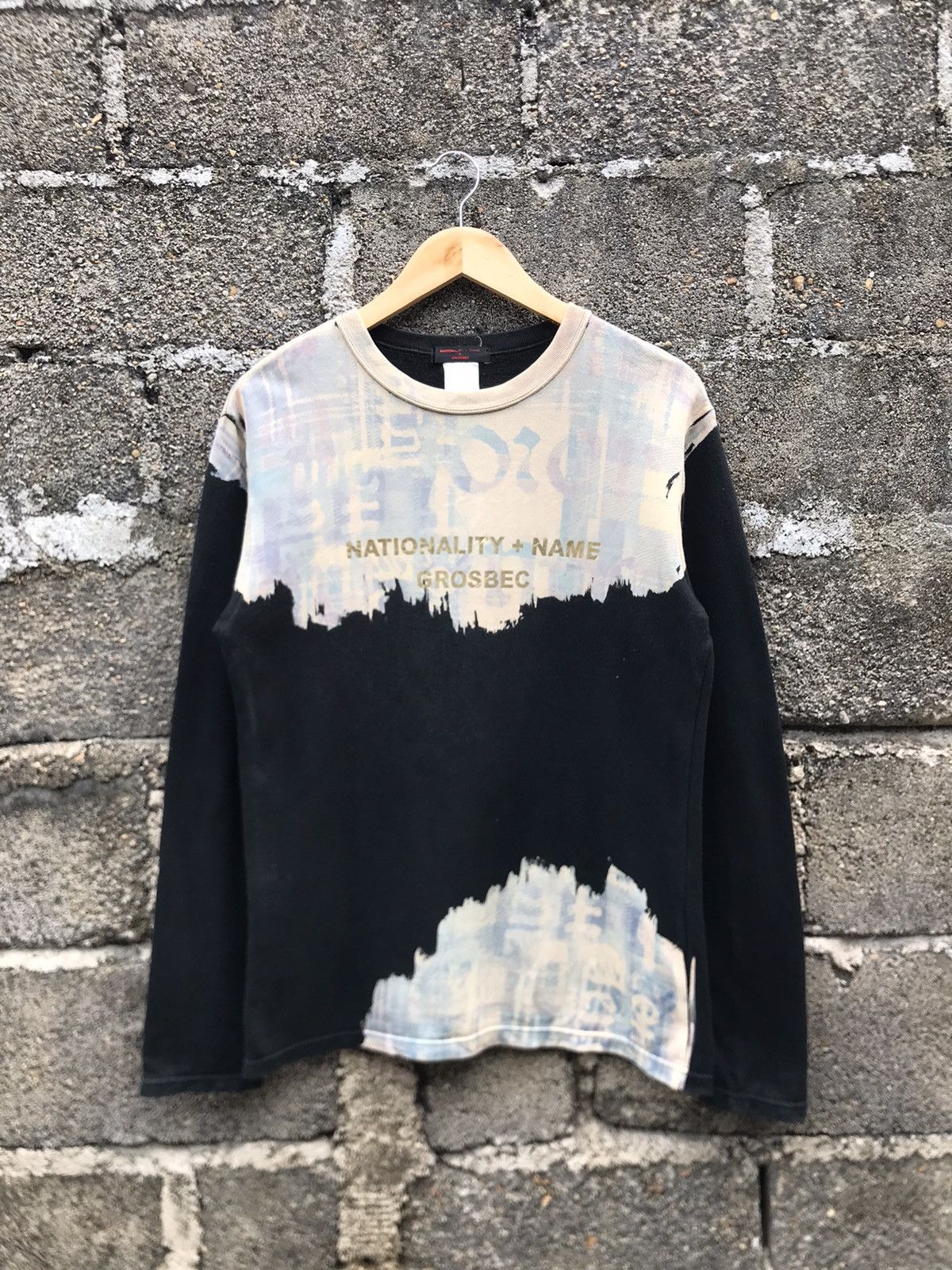 Japanese Brand 🔥Nationality + Name Grosbec Roundneck Long Sleeve Shirt Size US S / EU 44-46 / 1 - 1 Thumbnail
