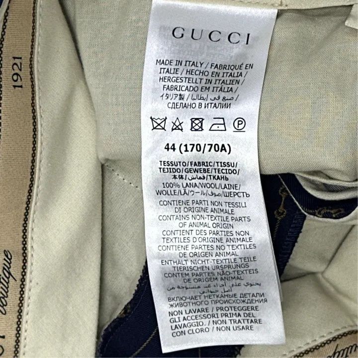 Gucci Gucci Gucci FW22 Striped Casual Trousers for Men -2506 Size US 44 / EU 60 - 3 Thumbnail
