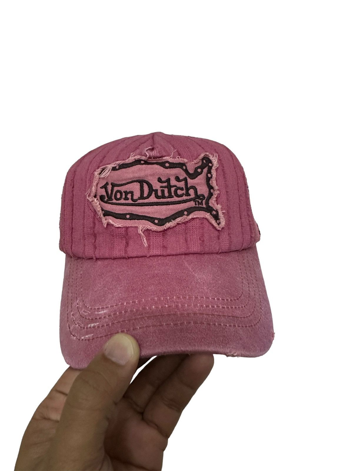 Von Dutch Von Dutch Destressed Design Trucker Hat Size ONE SIZE - 1 Thumbnail
