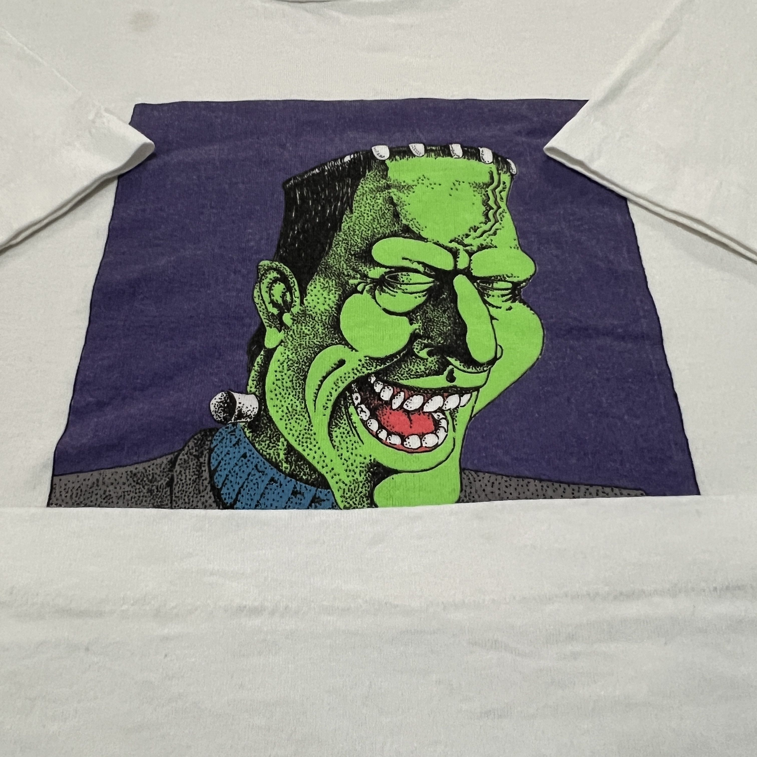 Expert Horror Very Rare Vintage 90s Frankenstein comic Promo Tee XL Size US XL / EU 56 / 4 - 4 Thumbnail