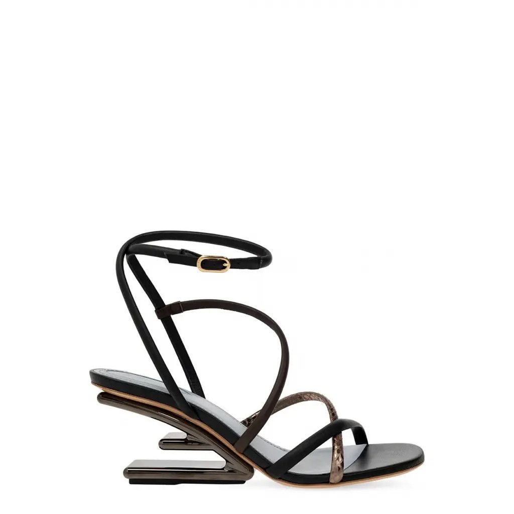 Fendi o1loc1c0824 Sandal in Black / Light Blue Size US 12 / IT 42 - 1 Thumbnail
