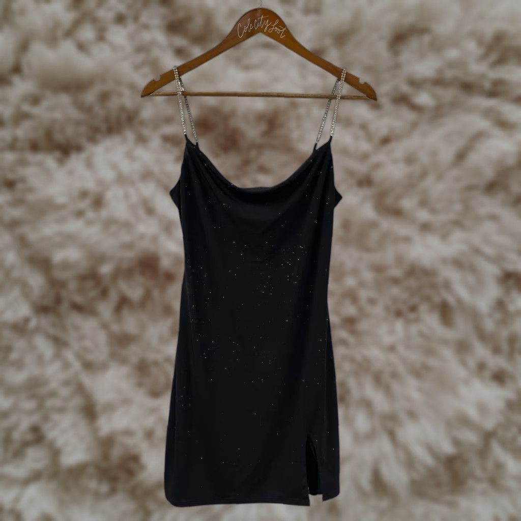 city triangles dresses black Vintage Chiffon Detail City Triangles Maxi Dress – Ragstock