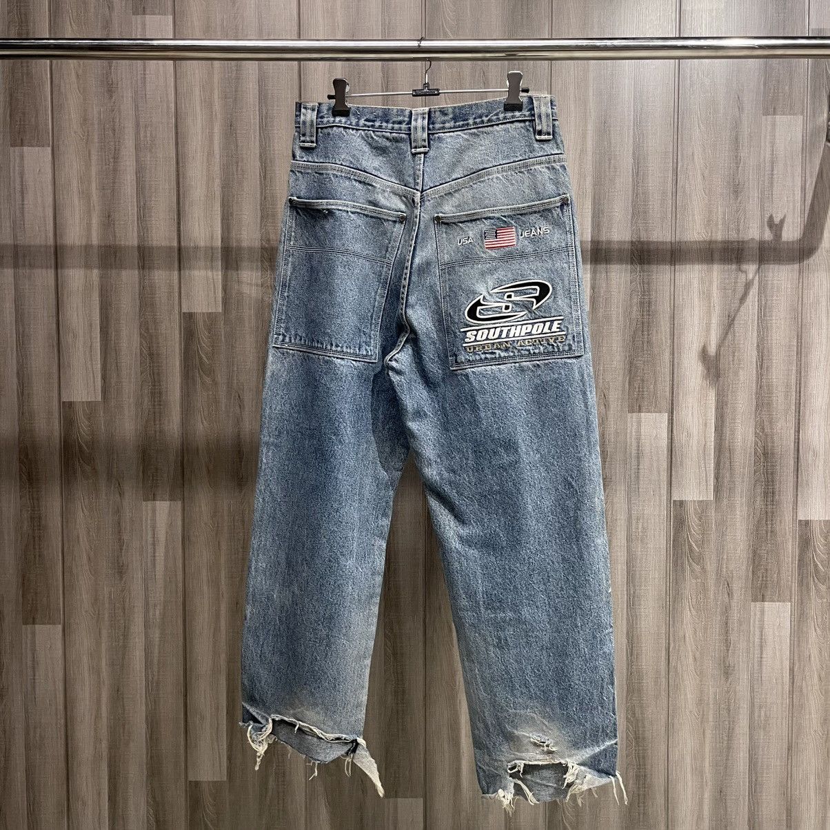 Southpole Vintage Southpole Baggy Jeans embroidery Size US 32 / EU 48 - 16 Thumbnail
