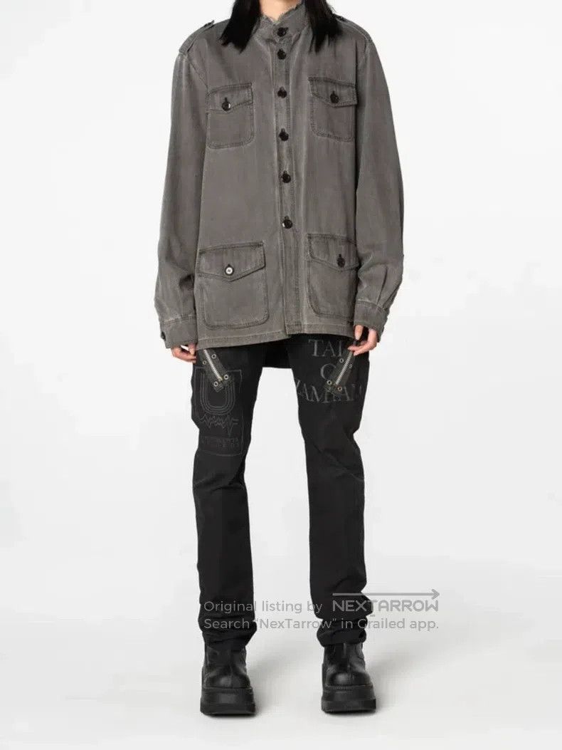 Raf Simons Raf Simons Grey religious period back face jacket Size US M / EU 48-50 / 2 - 3 Thumbnail