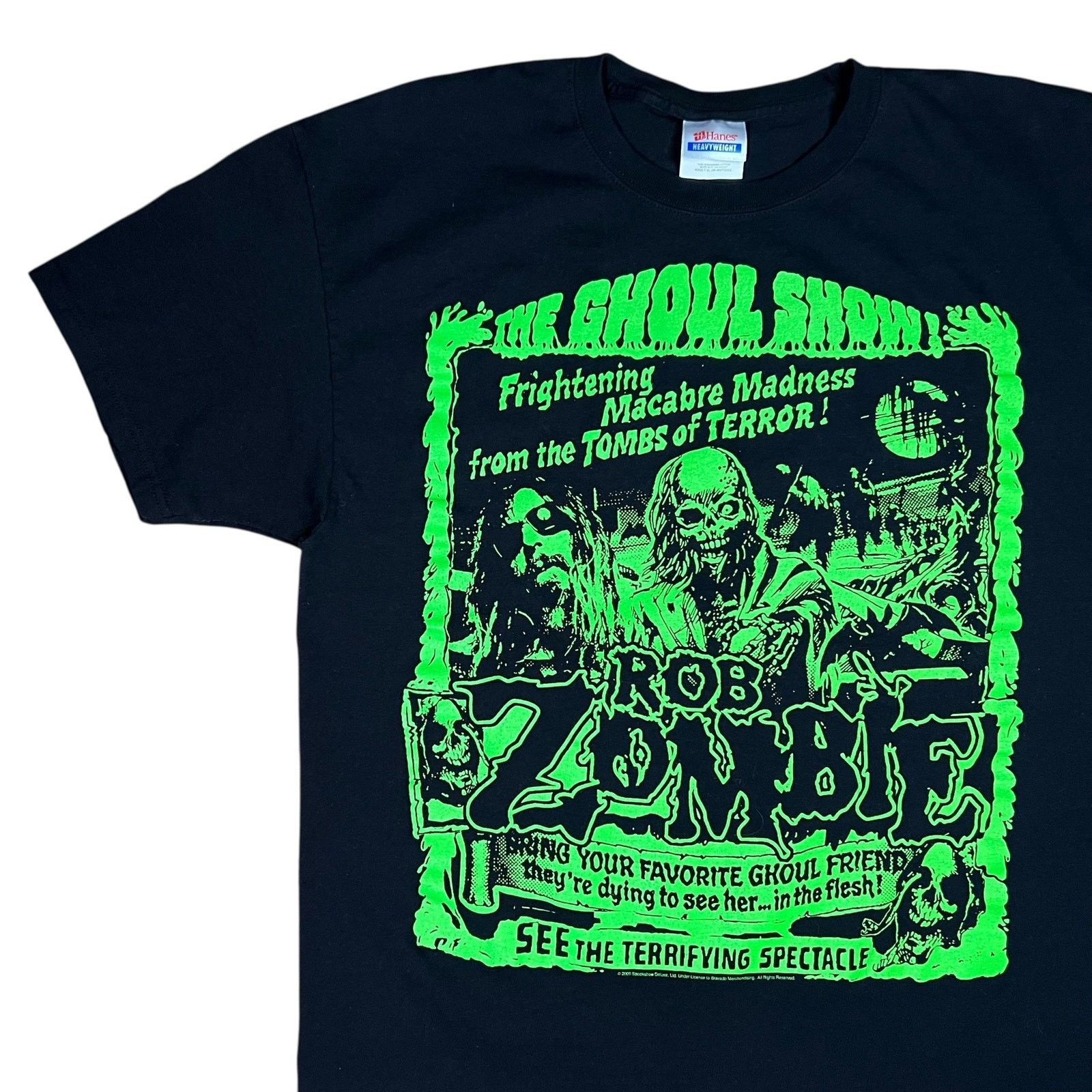Band Tees × Hanes × Vintage vintage 2009 Hanes Rob Zombie The Ghoul Show band tee (L) Size US L / EU 52-54 / 3 - 4 Thumbnail