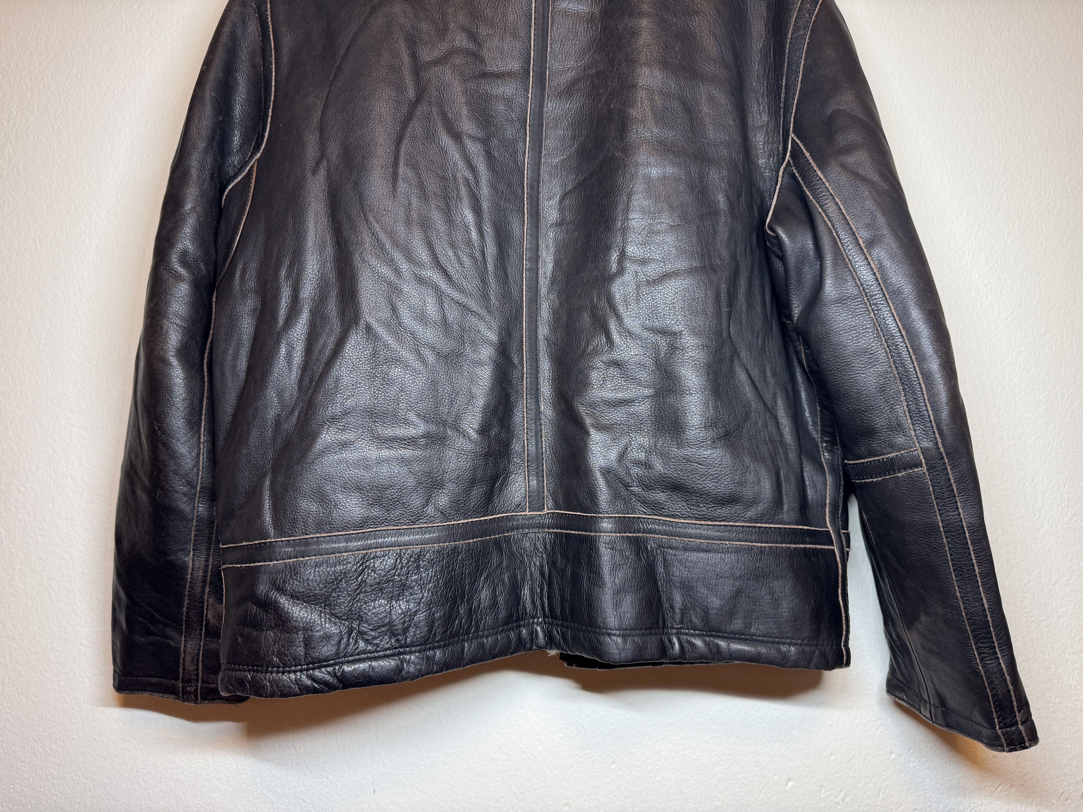 Other Pall Mall brown leather bomber flight shearling jacket S Size US S / EU 44-46 / 1 - 11 Thumbnail