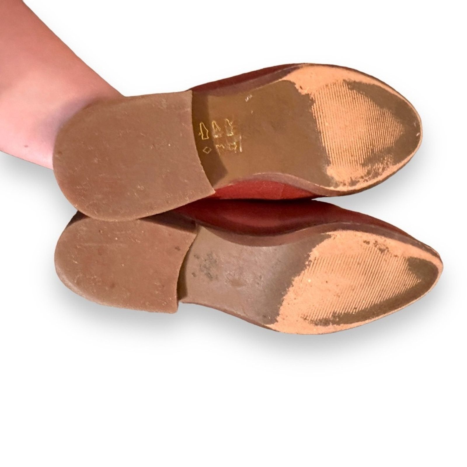 Madewell Madewell The Frances Leather Loafer Slip On Mules in Brown Size US 7.5 / IT 37.5 - 9 Thumbnail