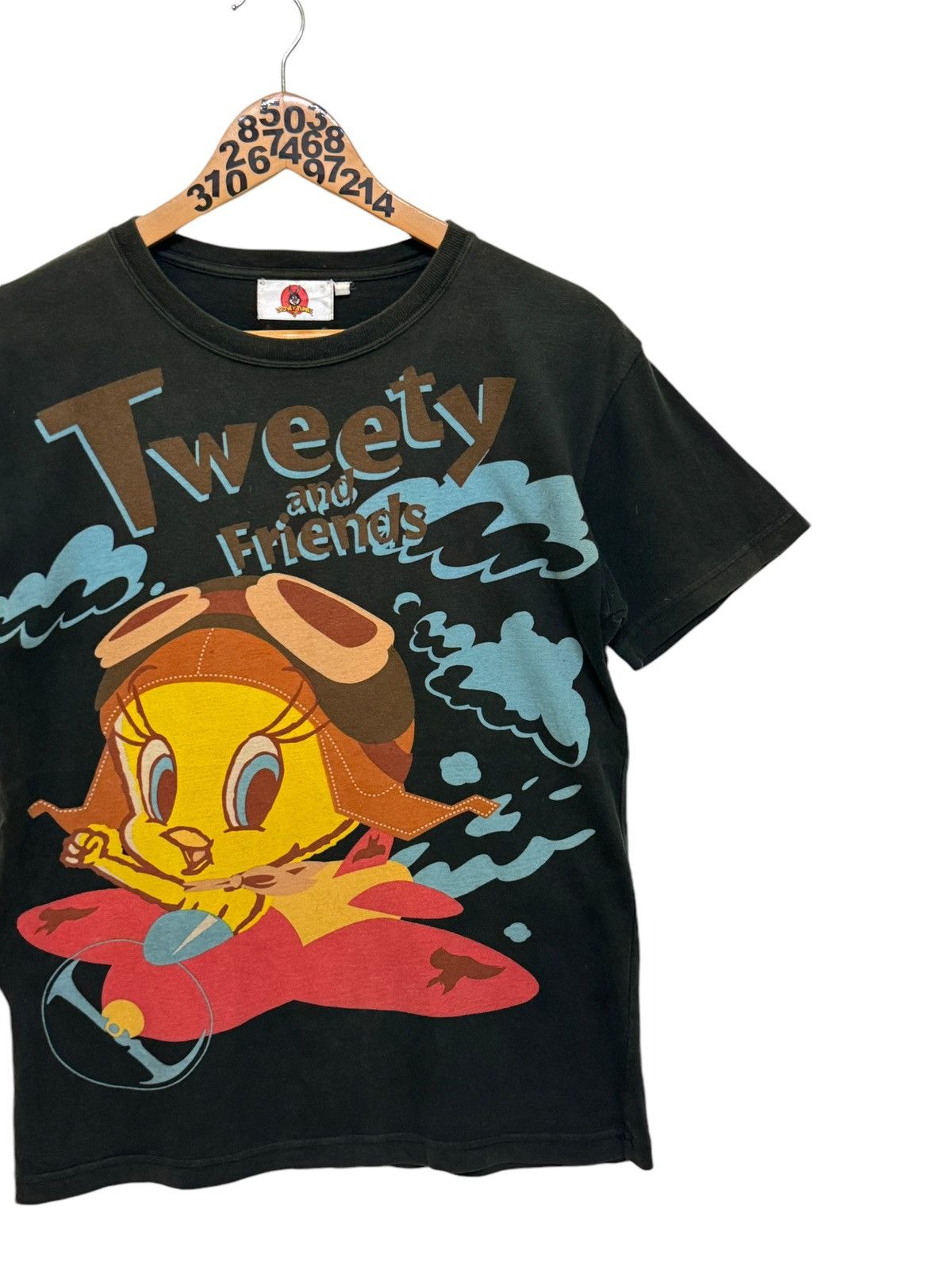 Vintage Looney Tunes Tweety and Friends Big Logo Poem Faded Tee Size US XS / EU 42 / 0 - 4 Thumbnail