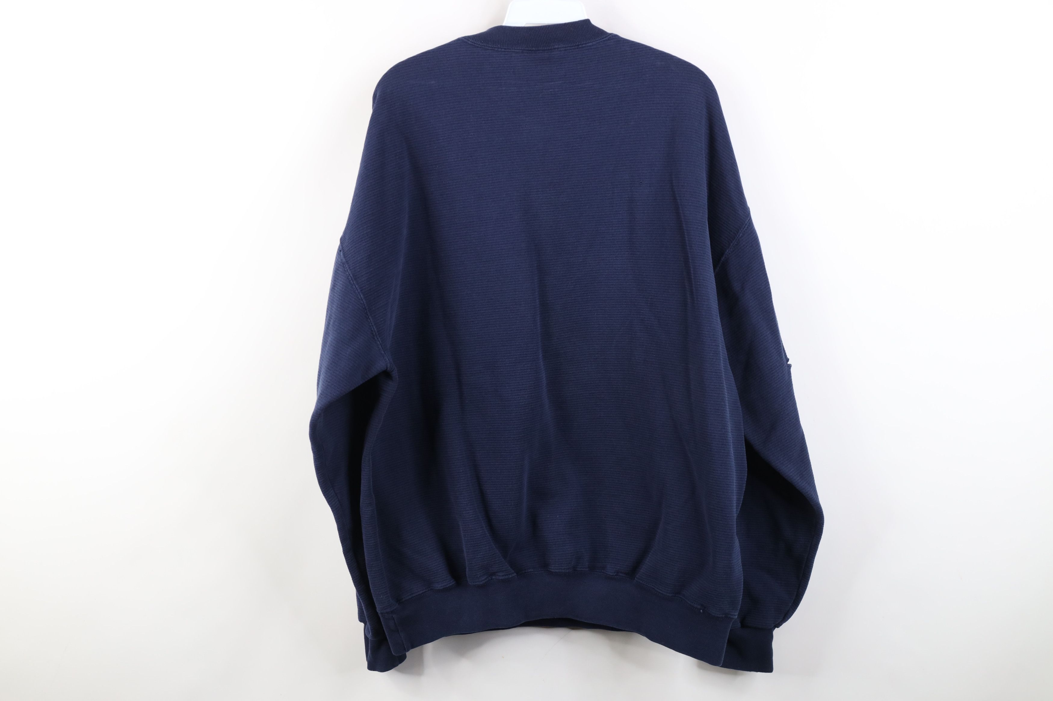Vintage Vintage 90s Knit St Joseph Crewneck Sweatshirt Blue USA Size US XL / EU 56 / 4 - 14 Thumbnail