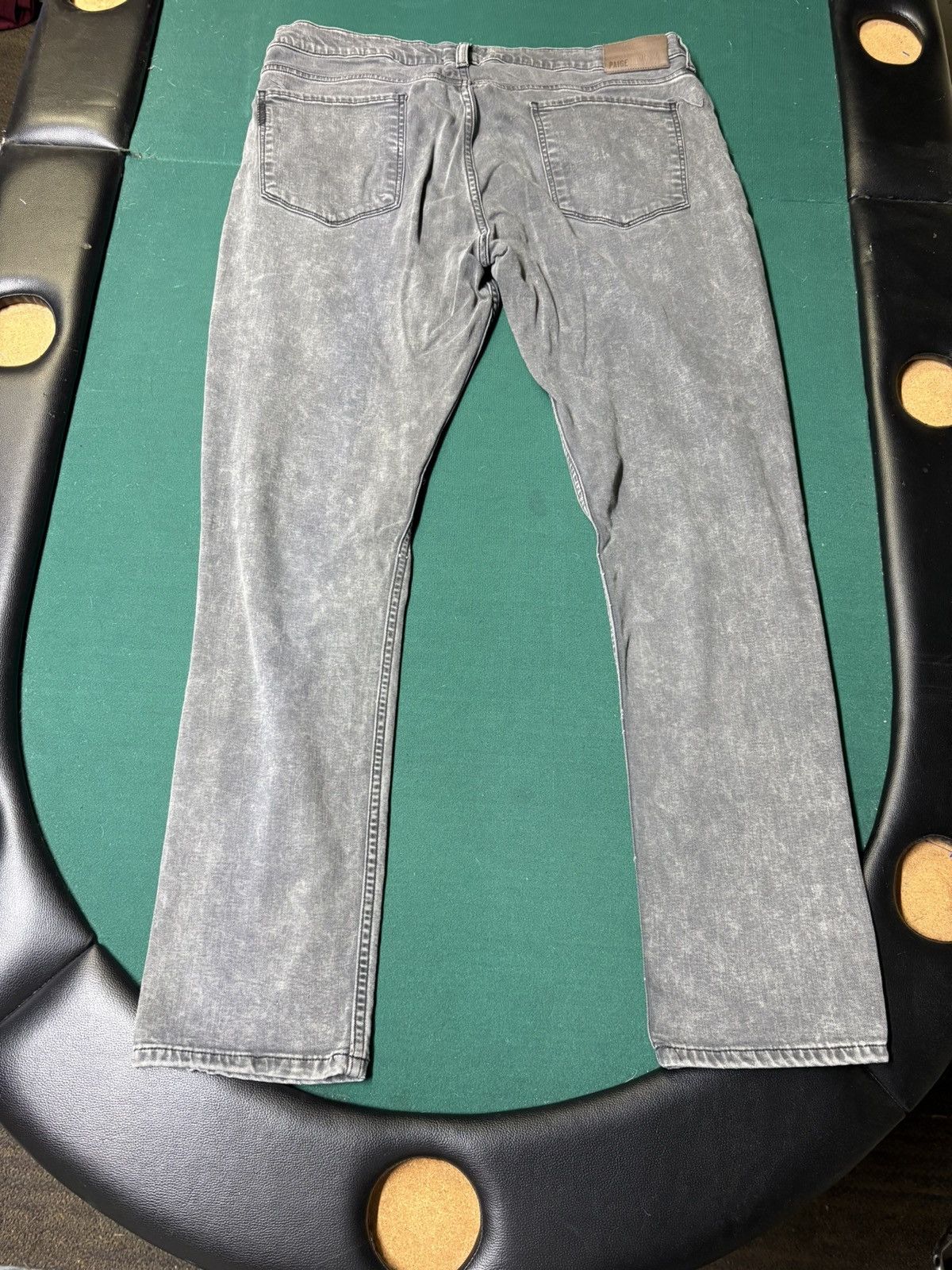 Paige PAIGE Gray Slim Straight Jeans Size 38 Size US 38 / EU 54 - 3 Thumbnail