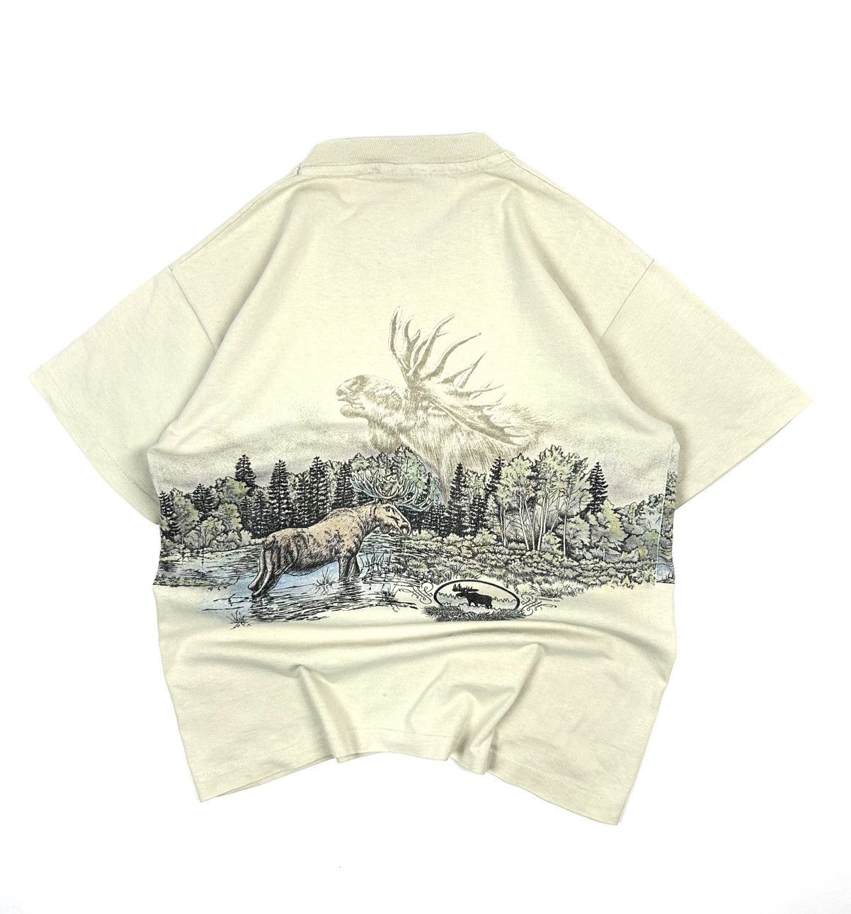Vintage Vintage 80’s Alaska Tee Full landscape Print Made in USA Size US M / EU 48-50 / 2 - 3 Thumbnail