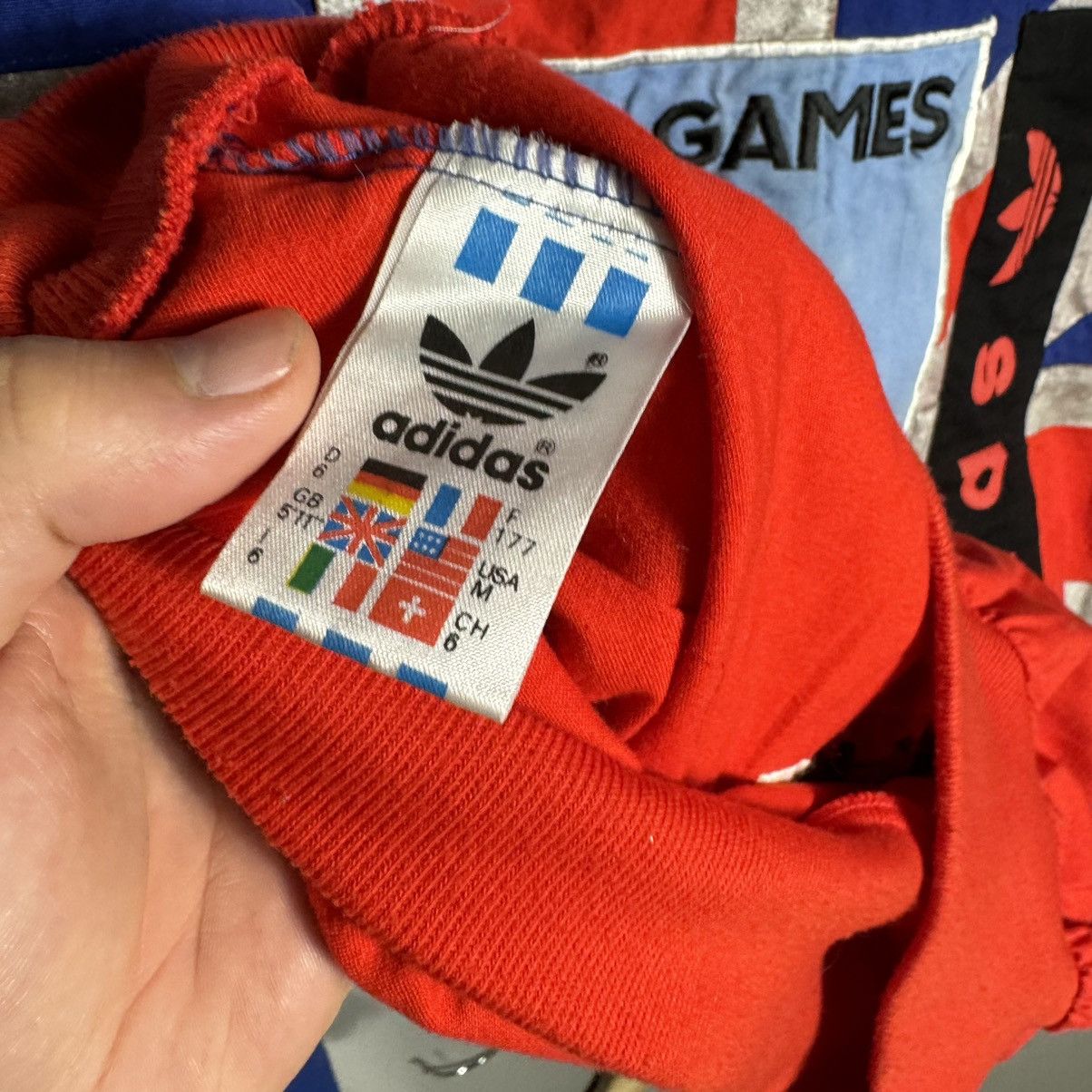 Vintage Vintage Adidas 90s London Olympic Games 1948 Sweatshirt Size US M / EU 48-50 / 2 - 5 Thumbnail