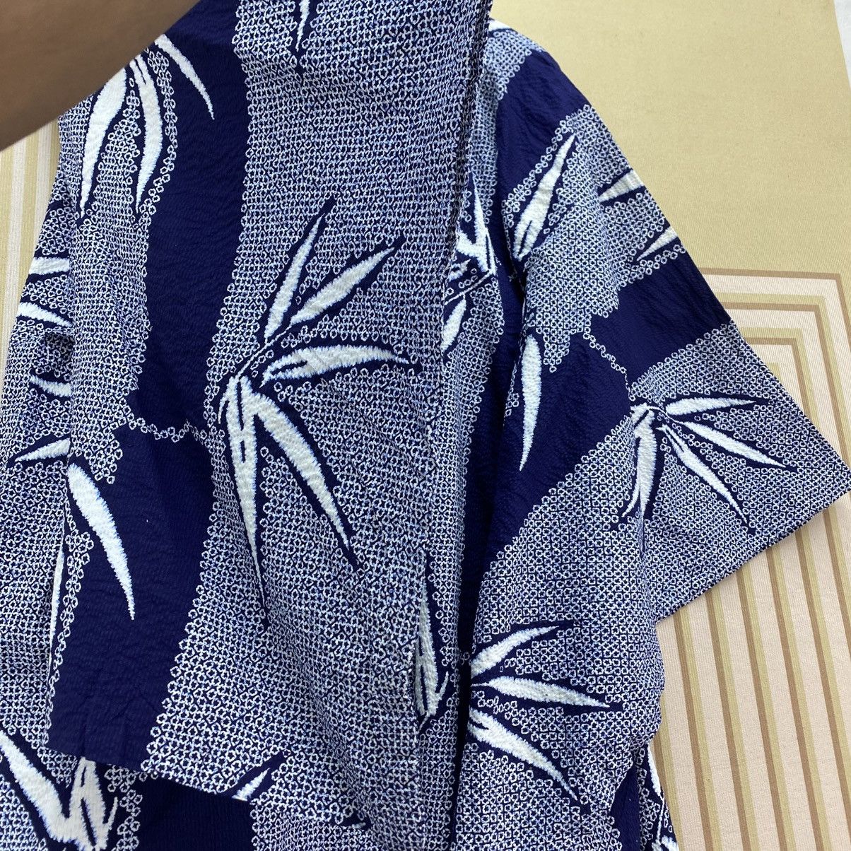 Japanese Brand 🐐Vintage Navy Blue Yukata Kimono Full Printed Size US L / EU 52-54 / 3 - 8 Thumbnail