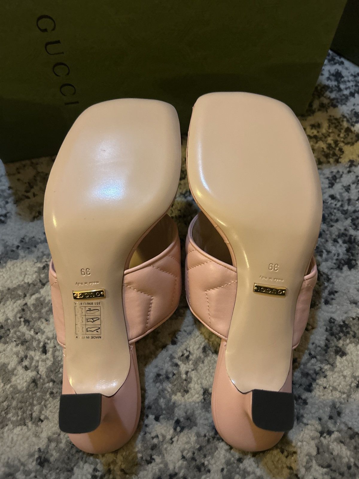 Gucci Gucci Double G Thong Sandal Mules Perfect Pink size 39 Size US 9 / IT 39 - 3 Thumbnail