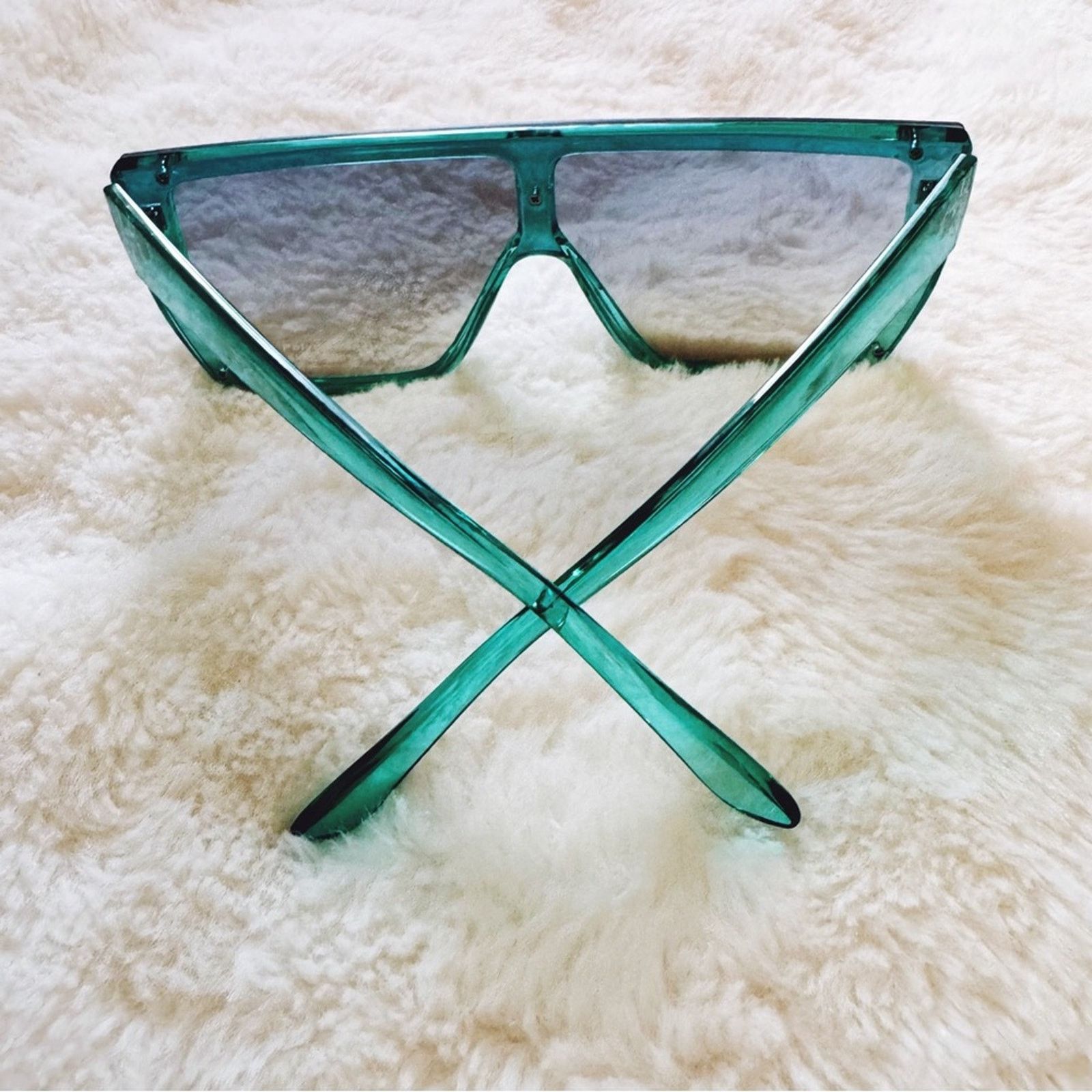 Other Greta Green Oversized Statement Sunglasses Size ONE SIZE - 9 Thumbnail