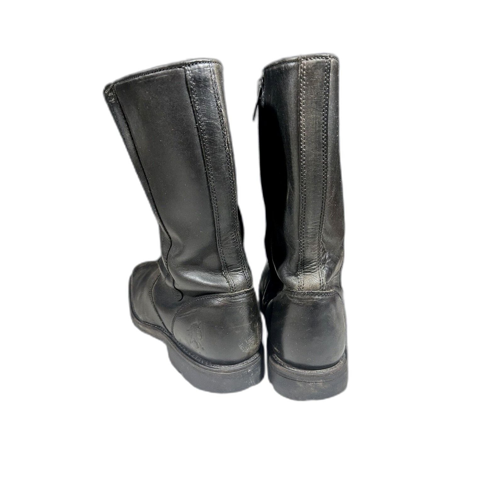 Chippewa Chippewa Leather Motorcycle Black Boots Zipper Mens 11.5 (24 Size US 11.5 / EU 44-45 - 3 Thumbnail