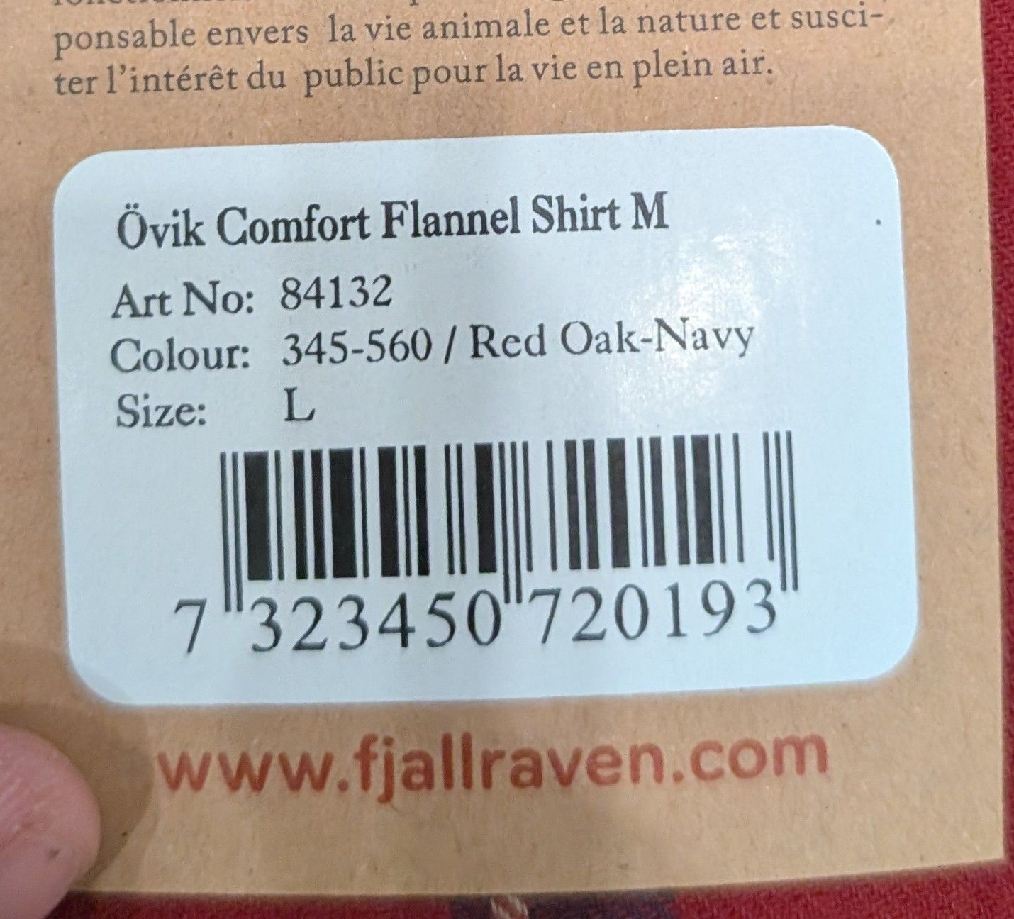 Fjallraven NWT Fjallraven Ovik Comfort Flannel Shirt Red Oak Size US L / EU 52-54 / 3 - 3 Thumbnail
