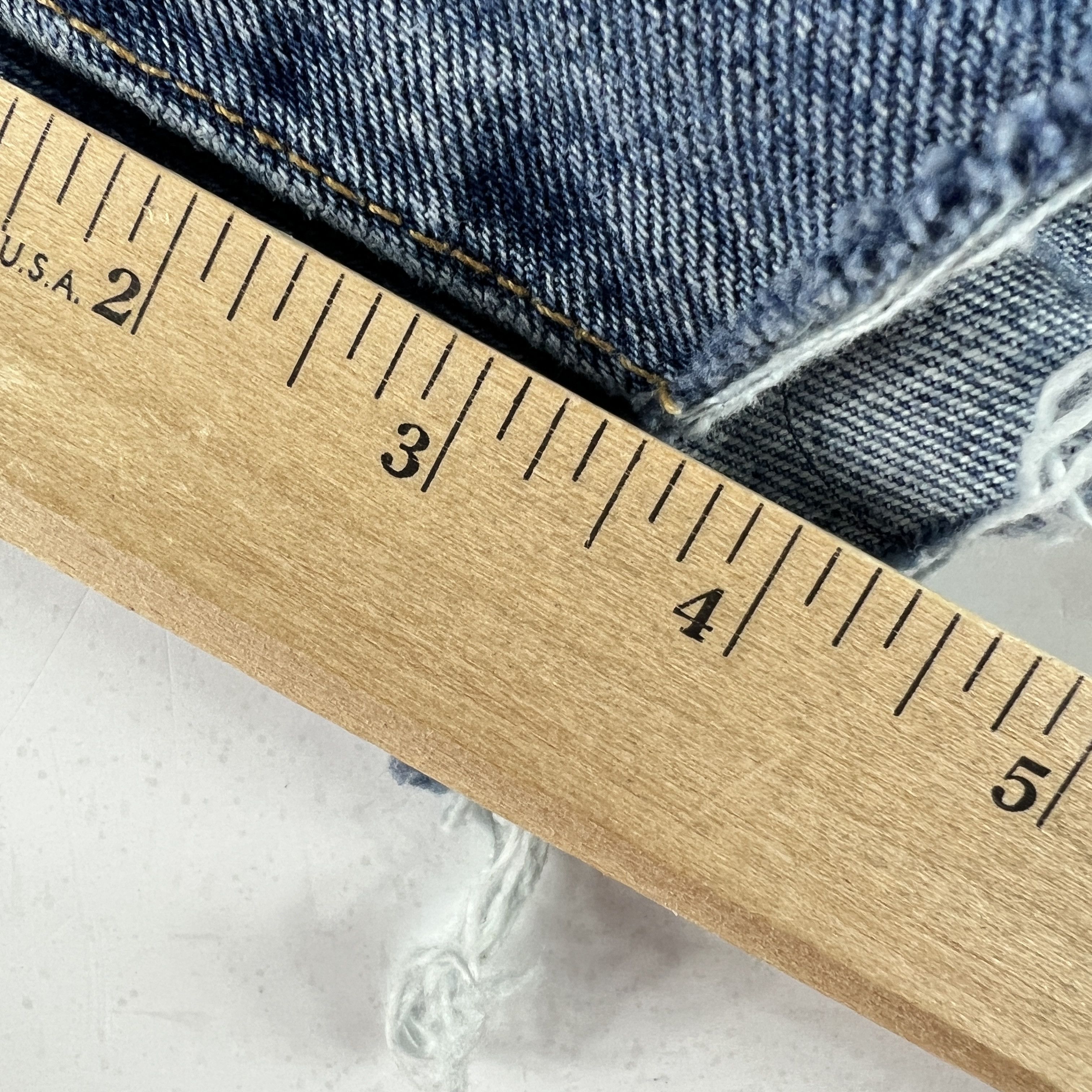Levi's Levi's Jean Shorts 517 Faded Cut Off Frayed Hem Denim Jorts Size US 33 - 17 Thumbnail