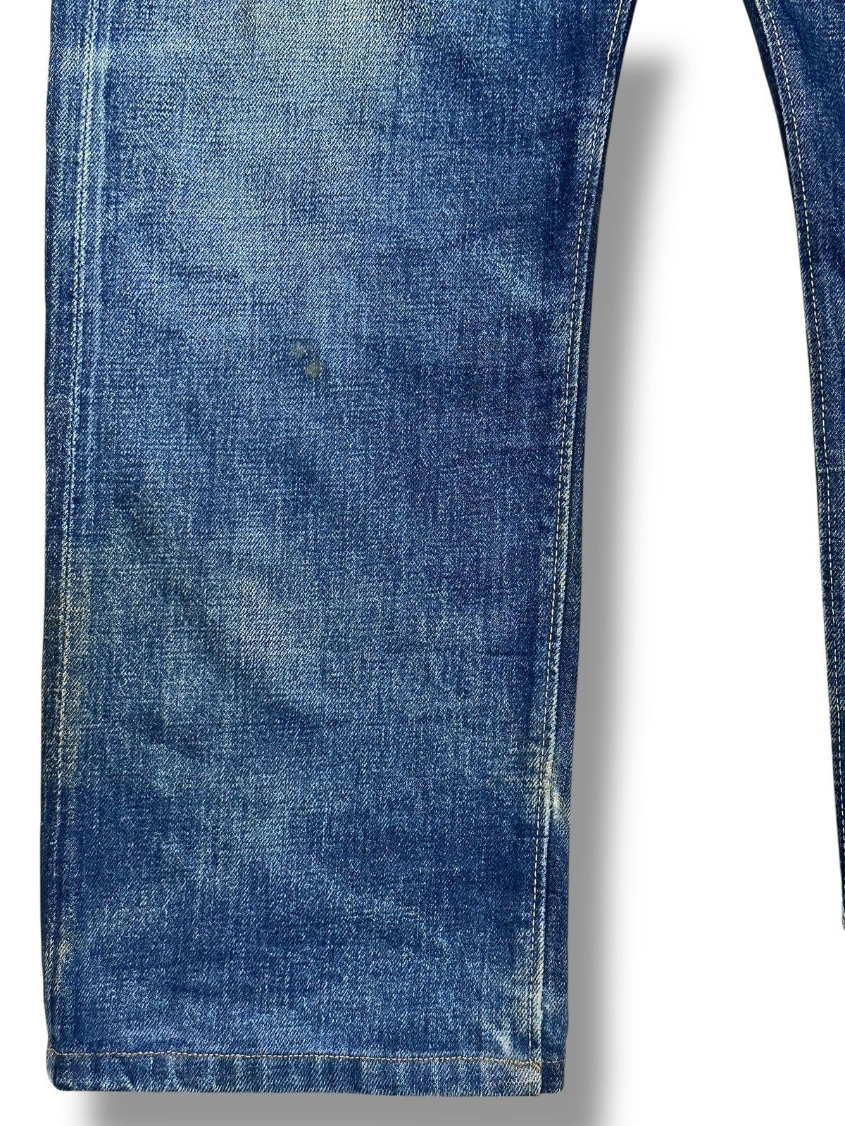 Denime Denime Vintage 80's Distressed Selvedge Baggy Faded Wash Size US 34 / EU 50 - 10 Thumbnail