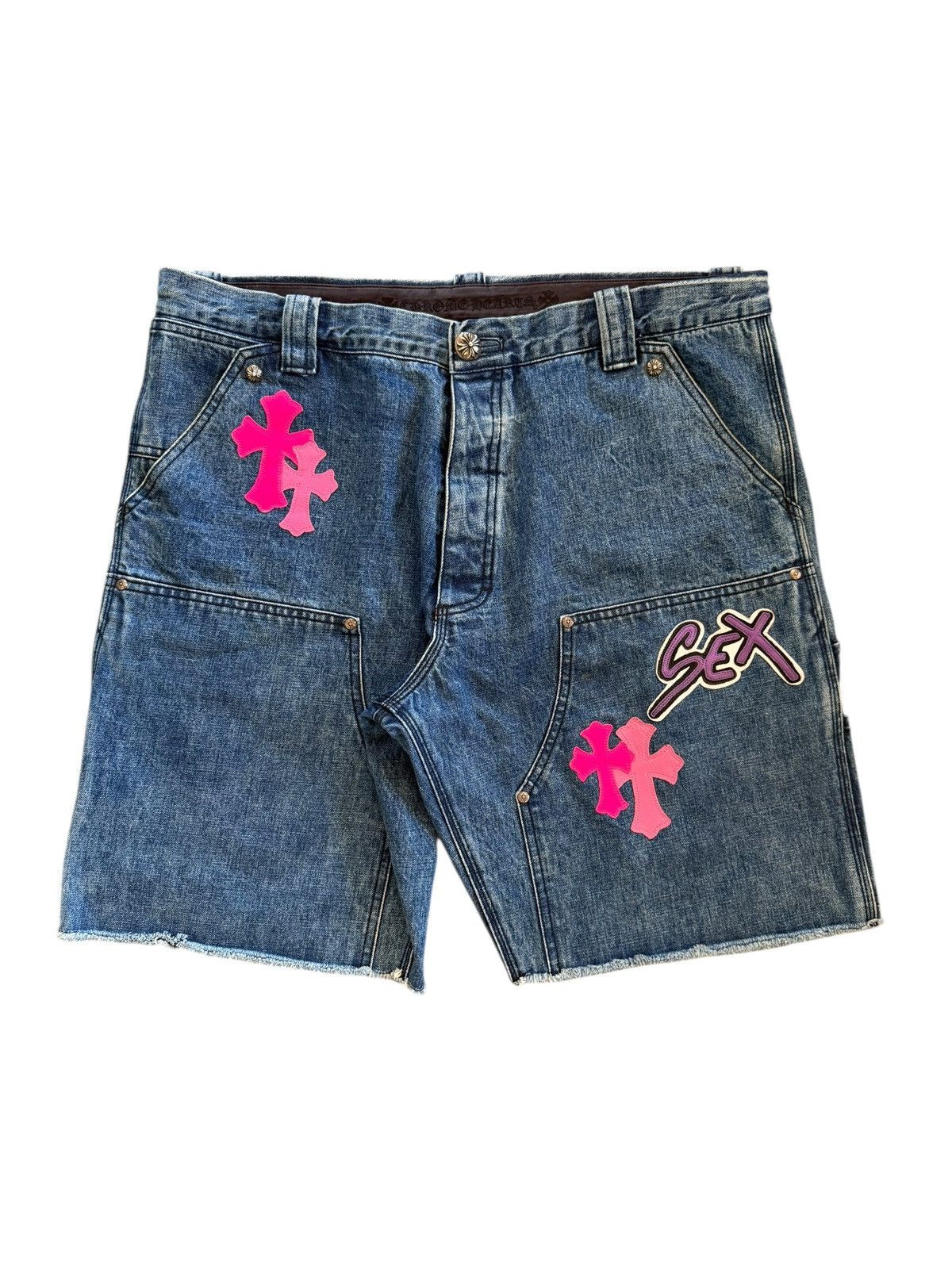 Chrome Hearts Chrome Hearts Sex Record Patch Shorts Size US 38 / EU 54 - 1 Thumbnail